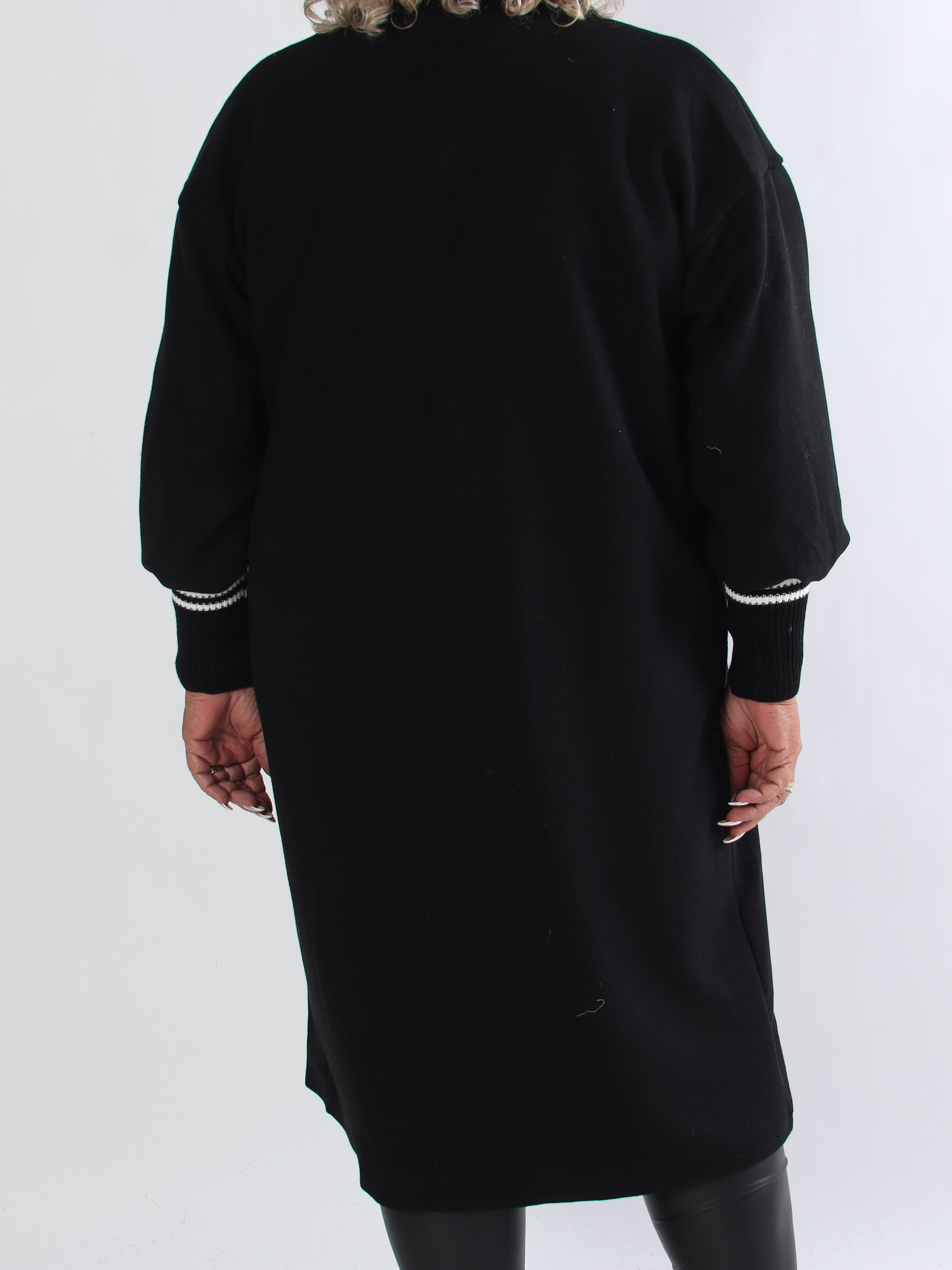 Nitas - Plus size overgangsjakke med strikket ærmestykke