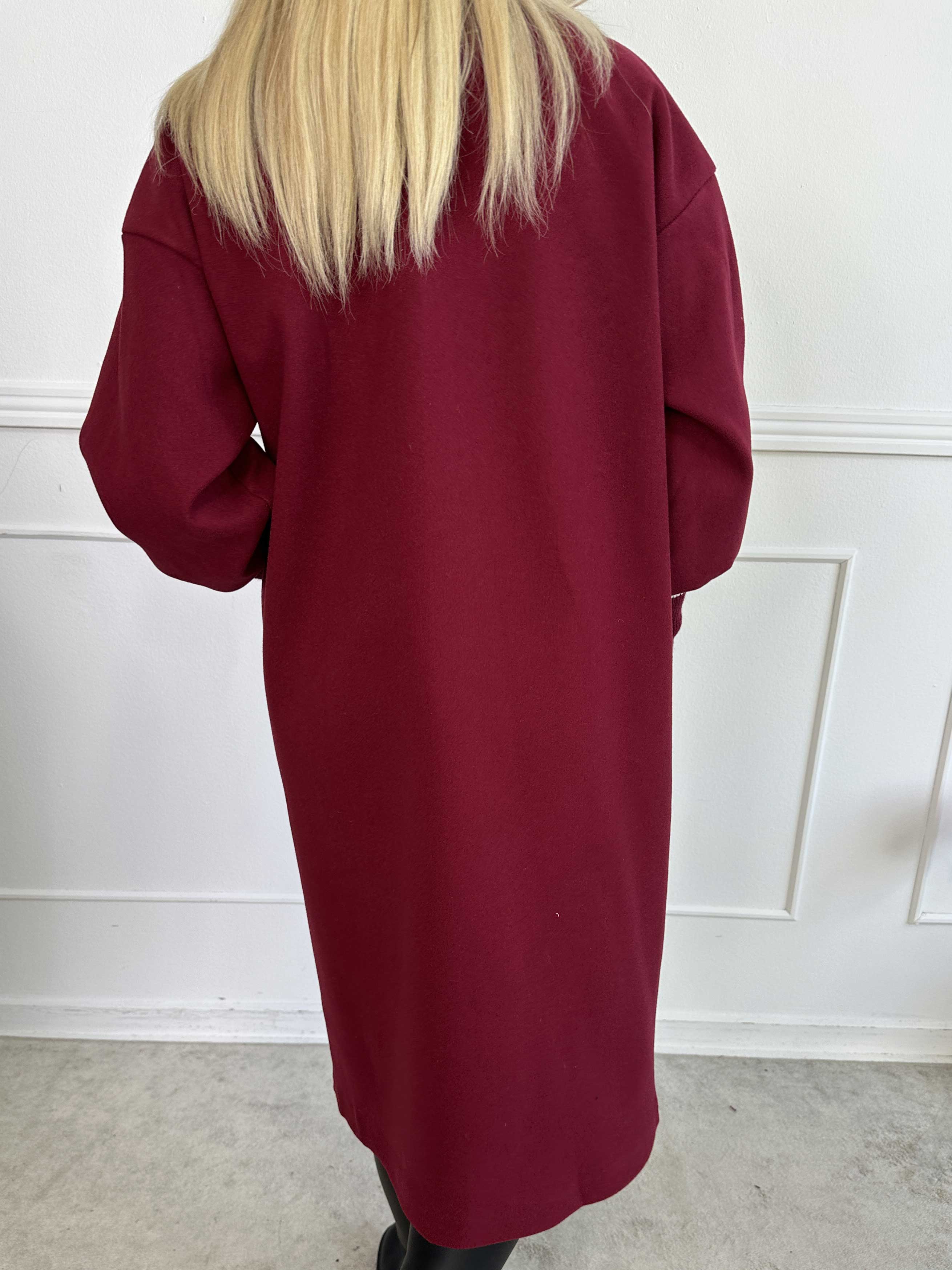 Nitas - Overgangsfrakke med strikket ærmestykke