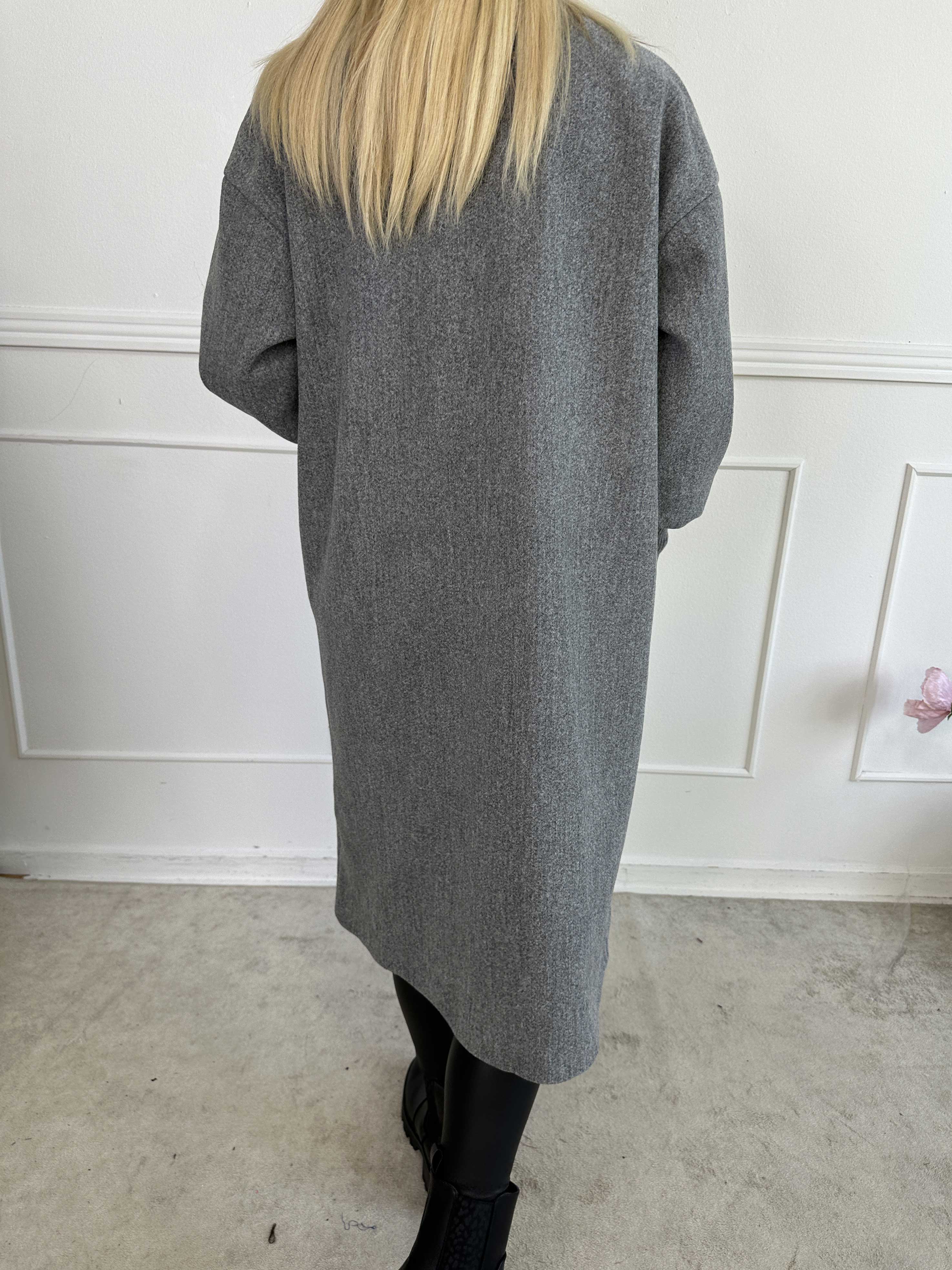 Nitas - Overgangsfrakke med strikket ærmestykke