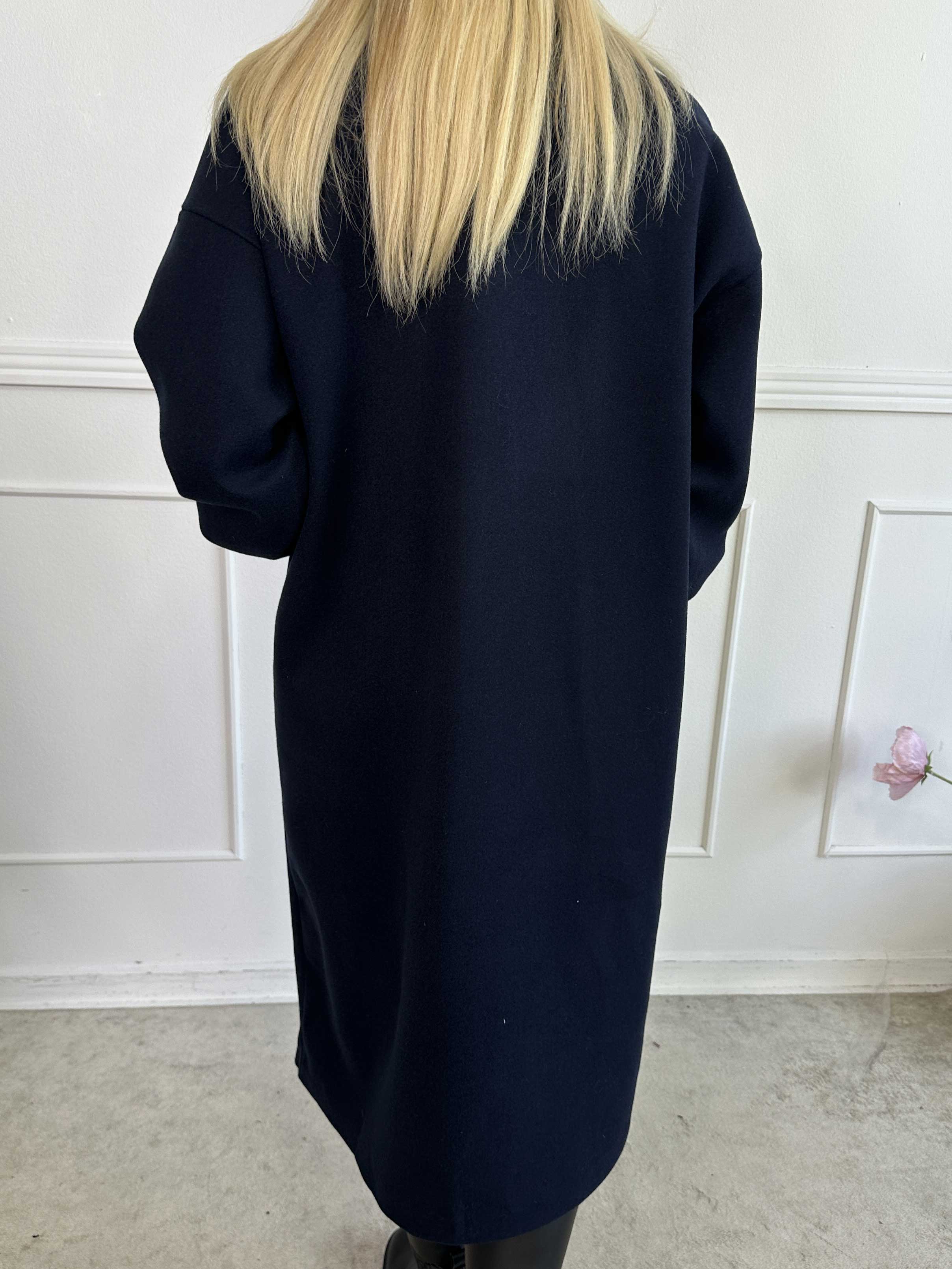 Nitas - Overgangsfrakke med strikket ærmestykke