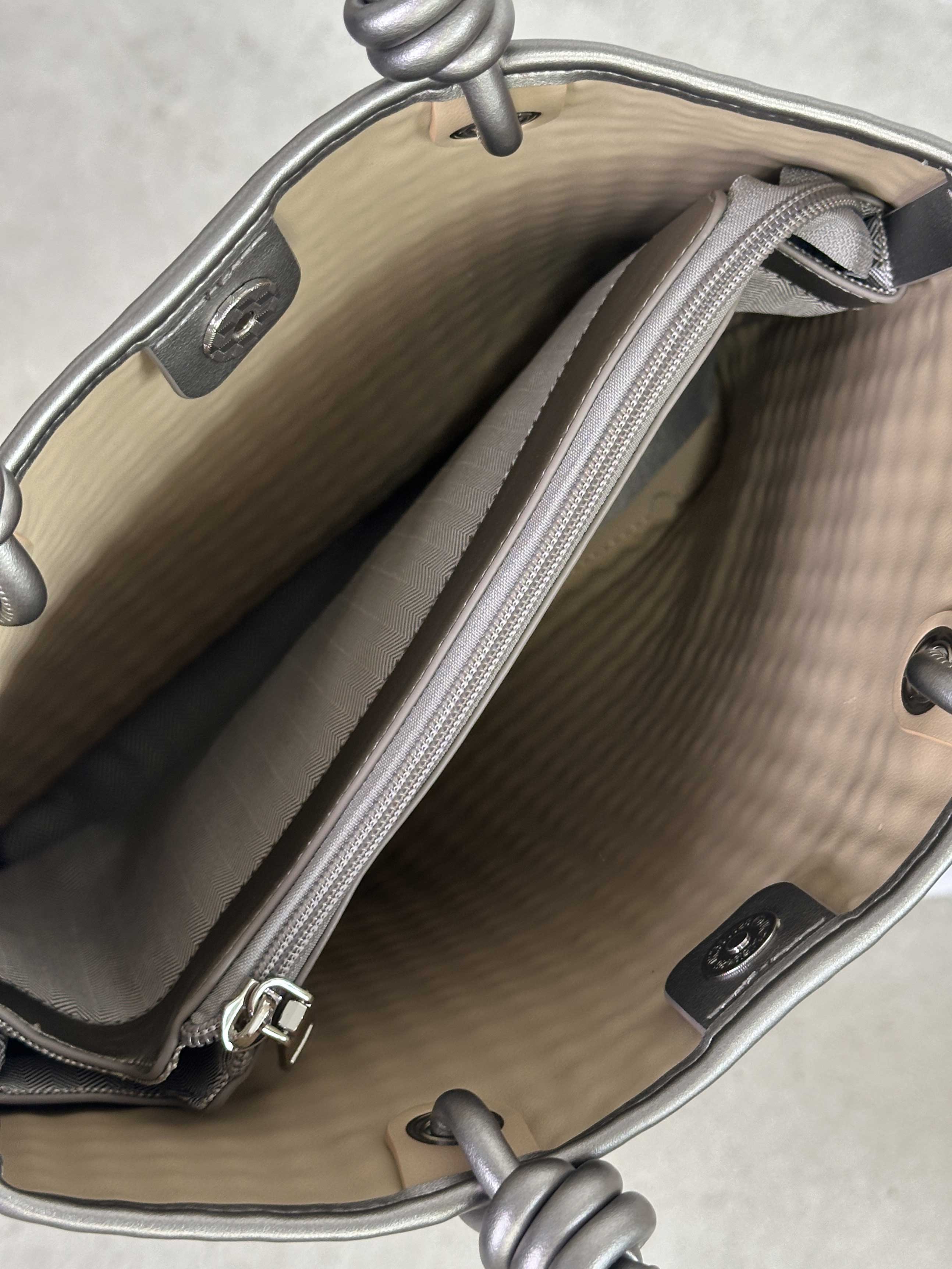 Odel - Skuldertaske i flettet look