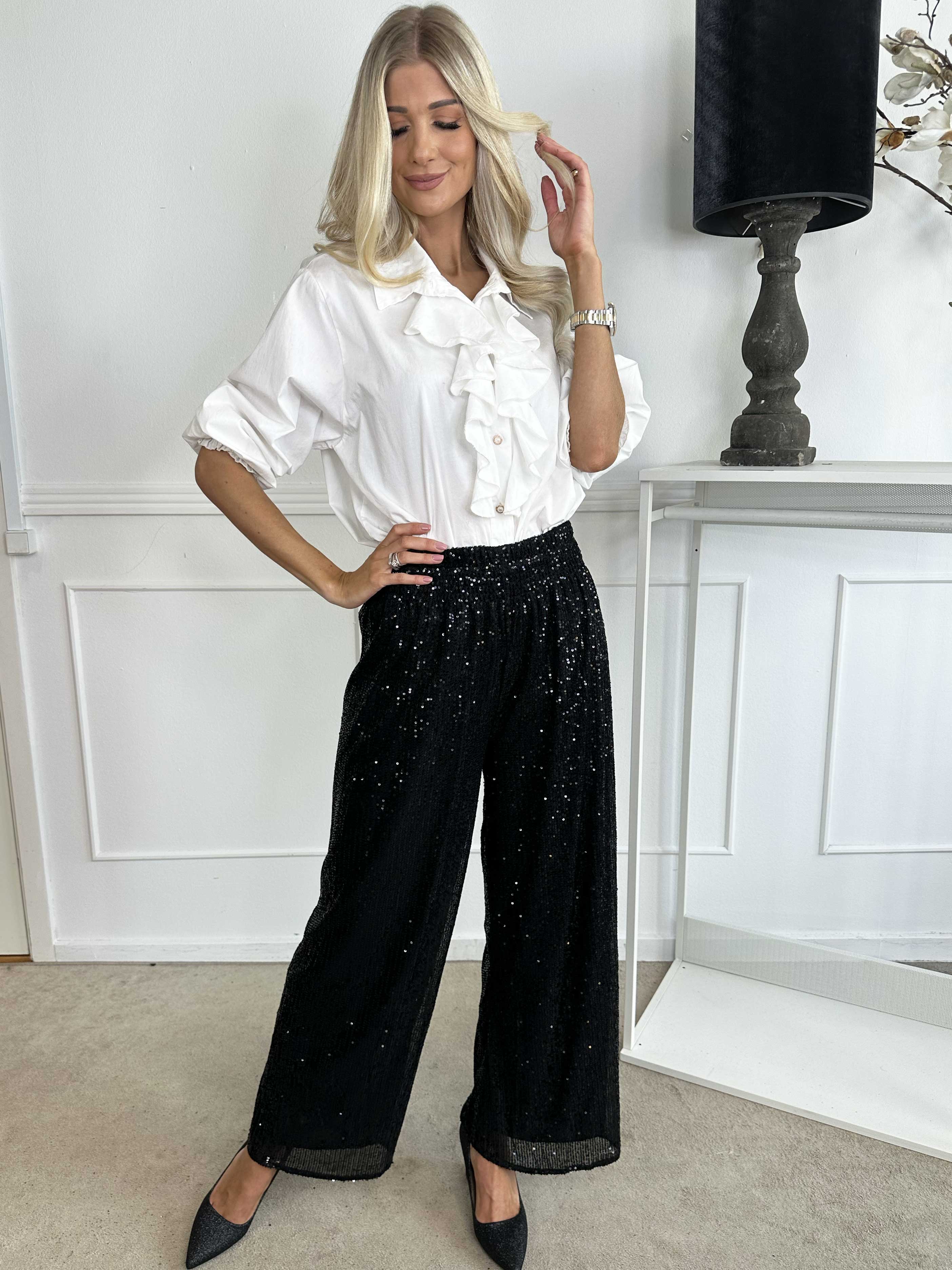 Pams Pants Glitter - Løse bukser med pailletter