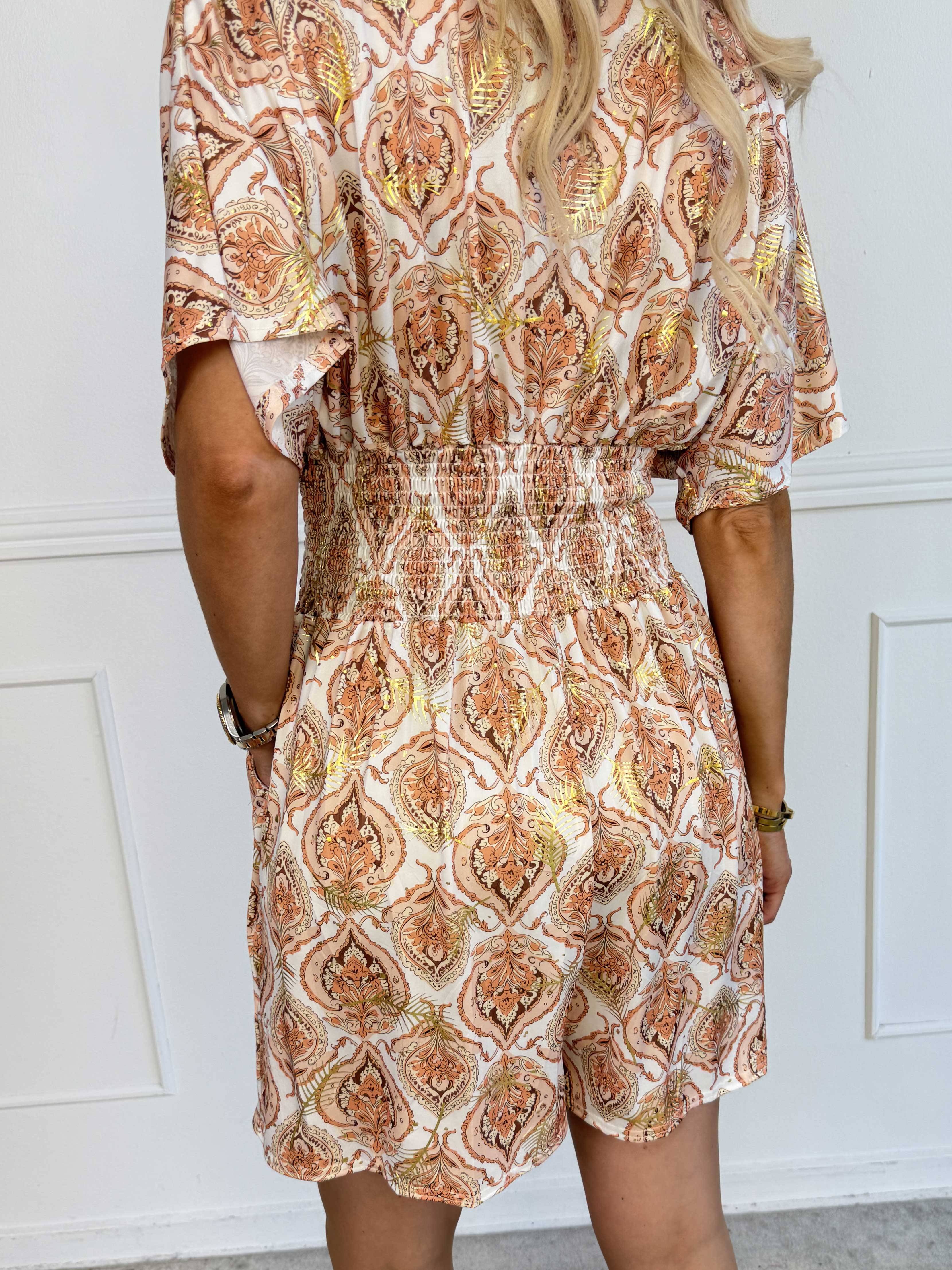 Pams Oasis Playsuit - Kort elastisk buksedragt med mønster