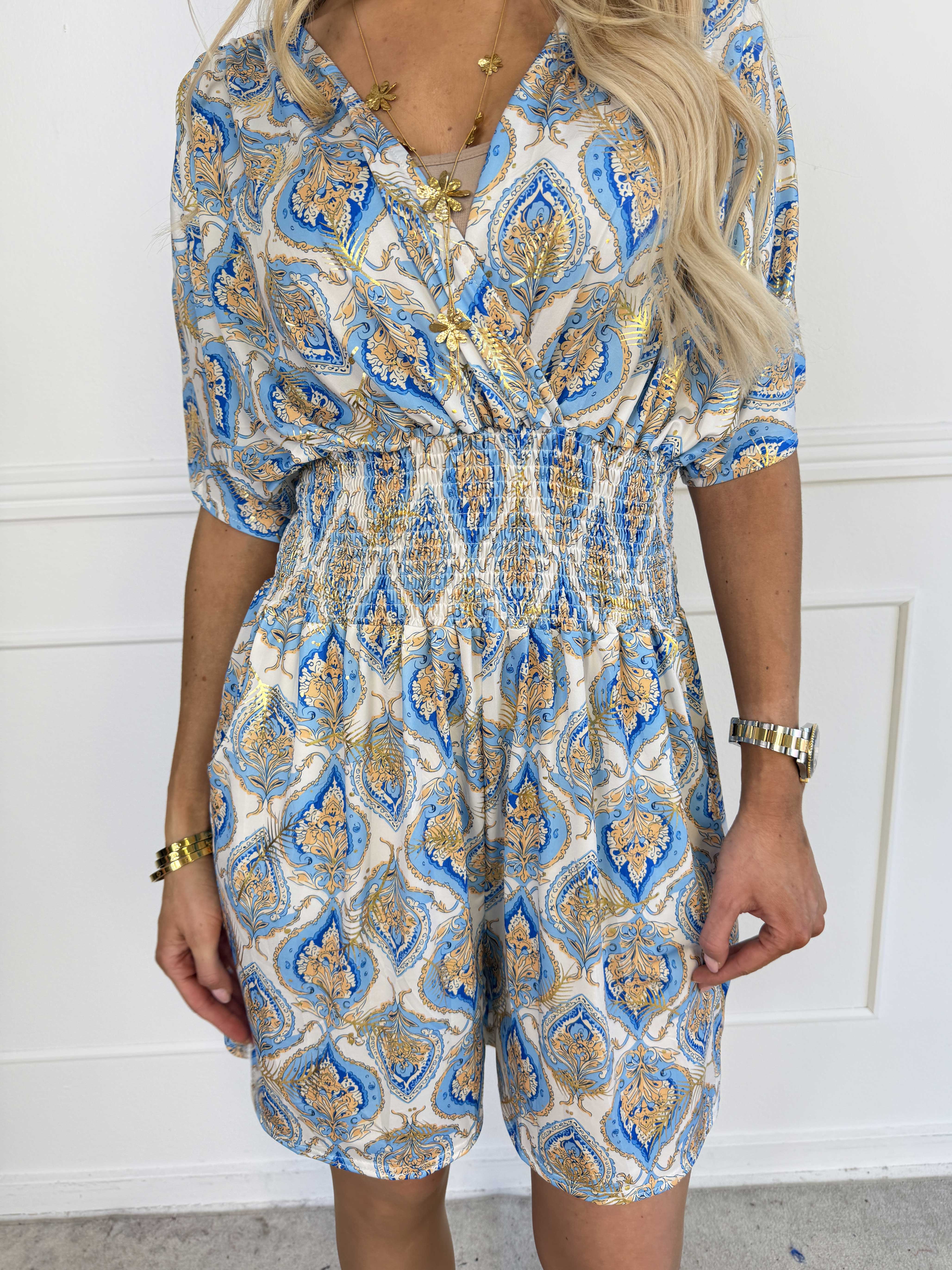 Pams Oasis Playsuit - Kort elastisk buksedragt med mønster