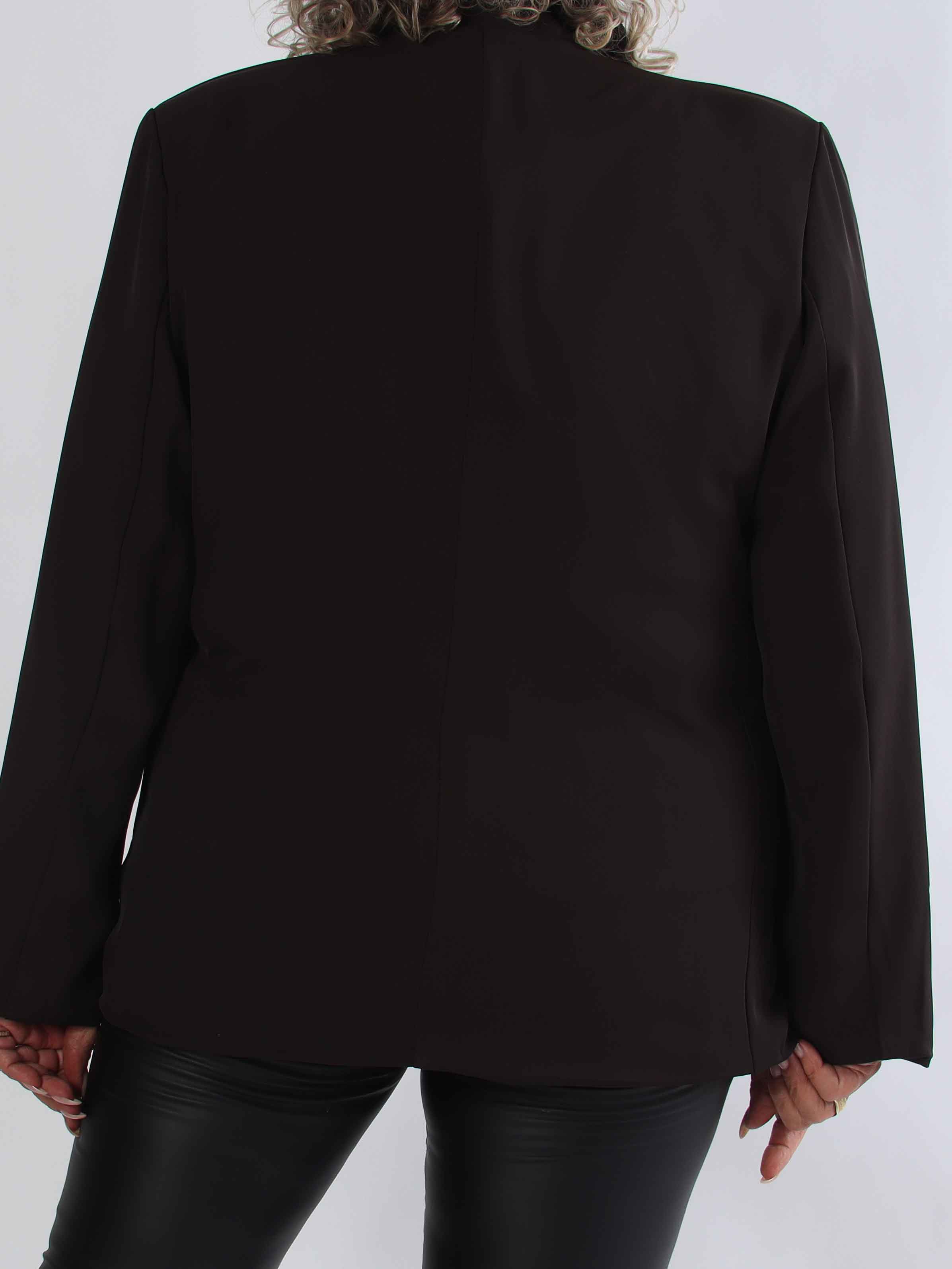 Pernille - Elegant blazer med bindebånd i siden