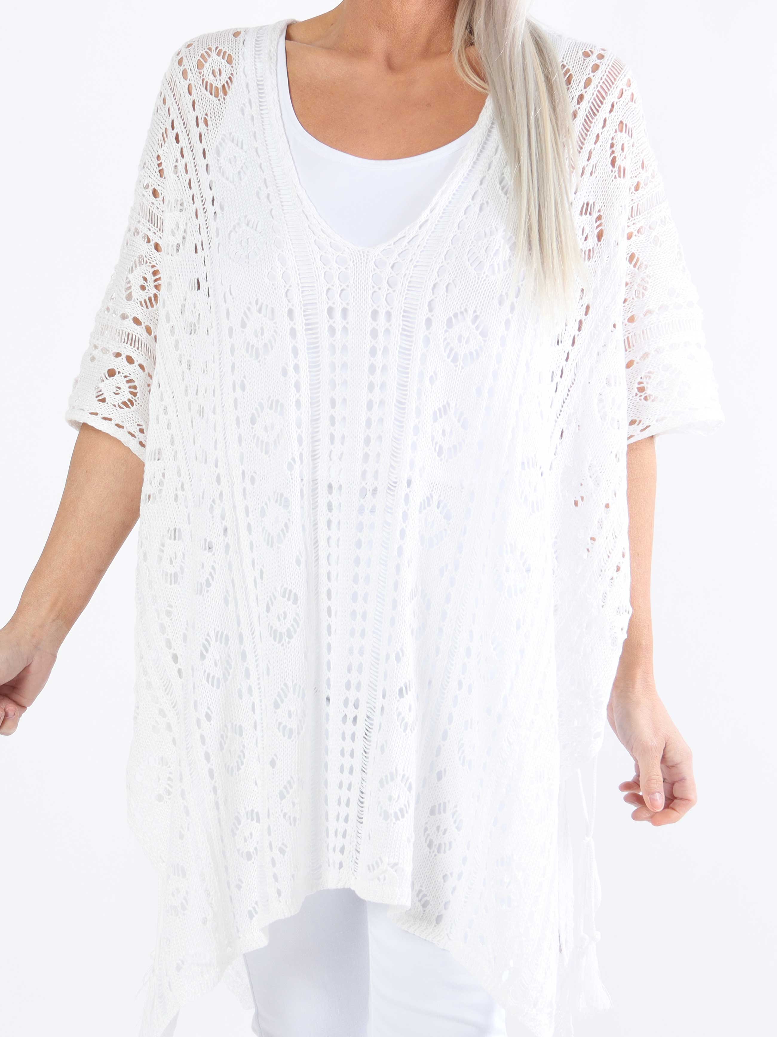 Philippa - Sød strikket plussize tunika