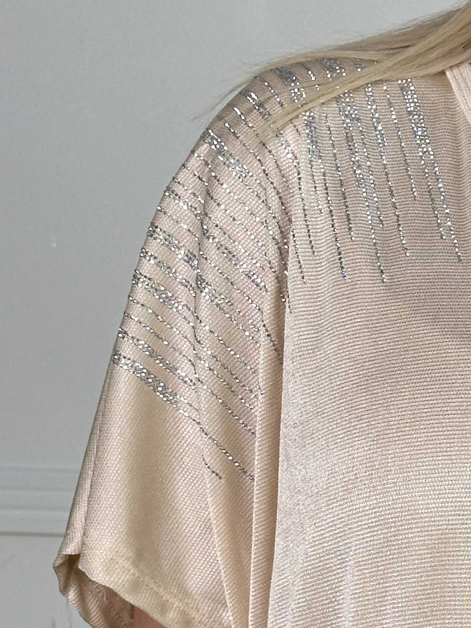 Phoebe - Viskose tunikakjole i løs pasform med similisten