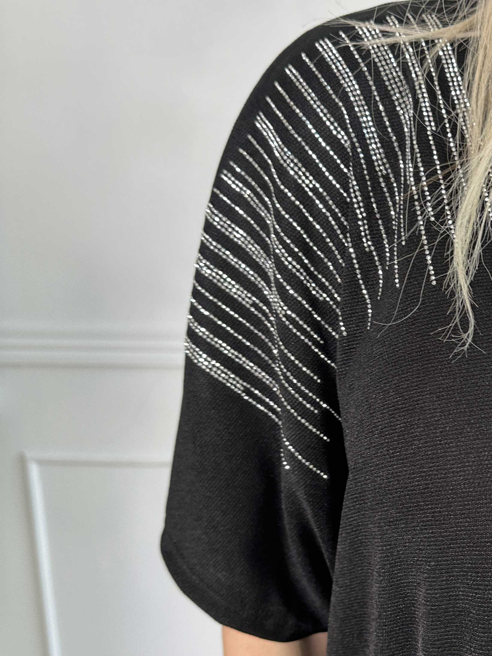 Phoebe - Viskose tunikakjole i løs pasform med similisten