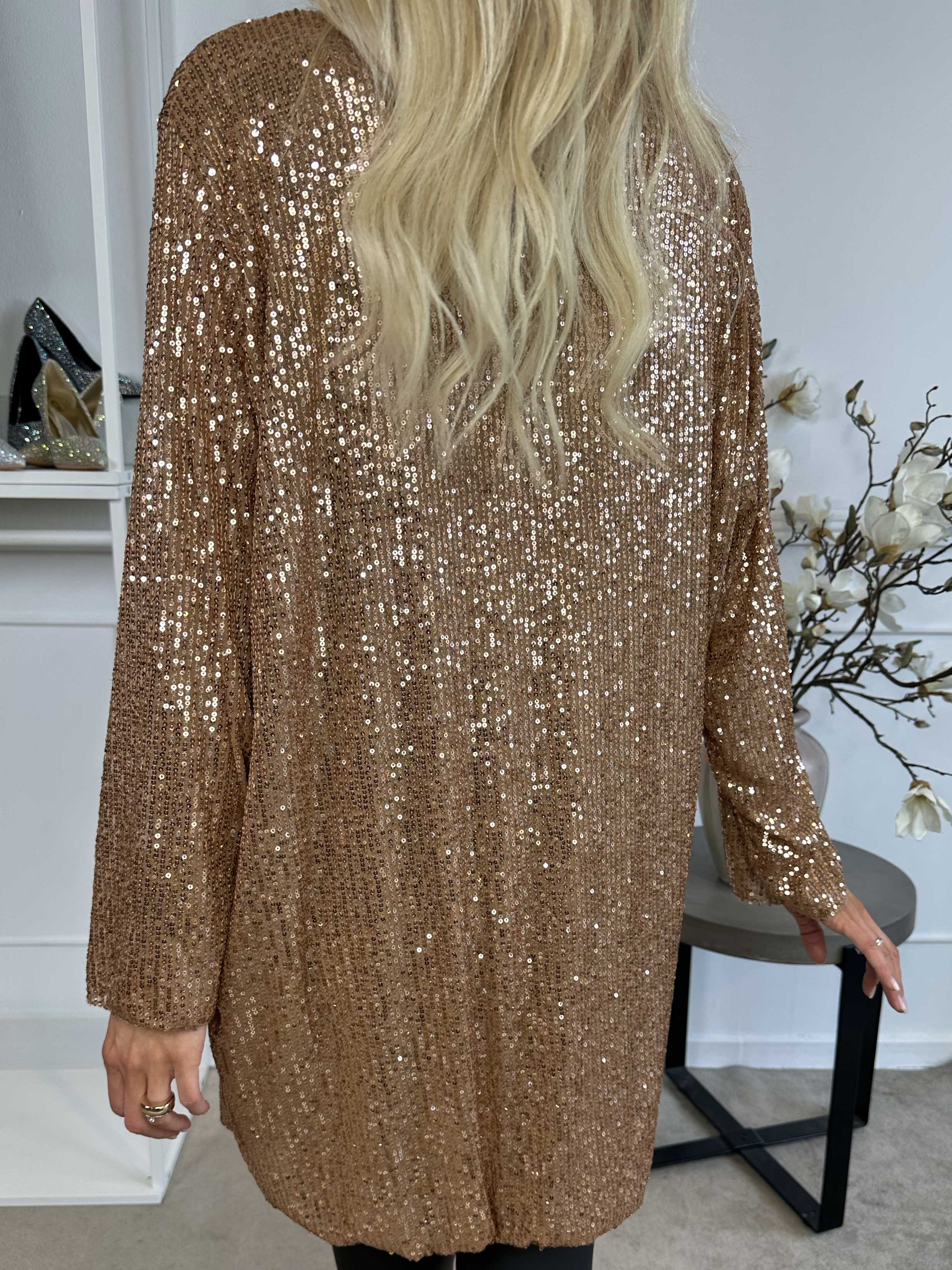 Rizza - Tunikakjole med pailletter