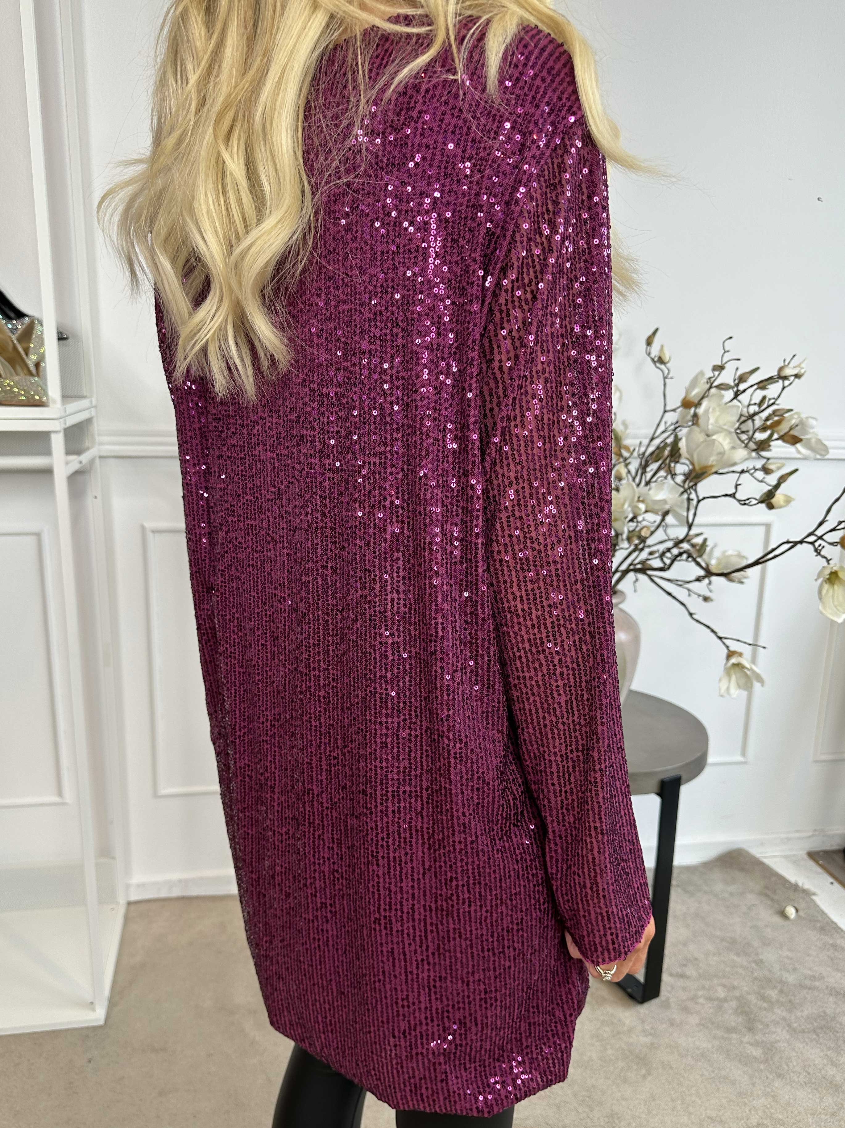 Rizza - Tunikakjole med pailletter