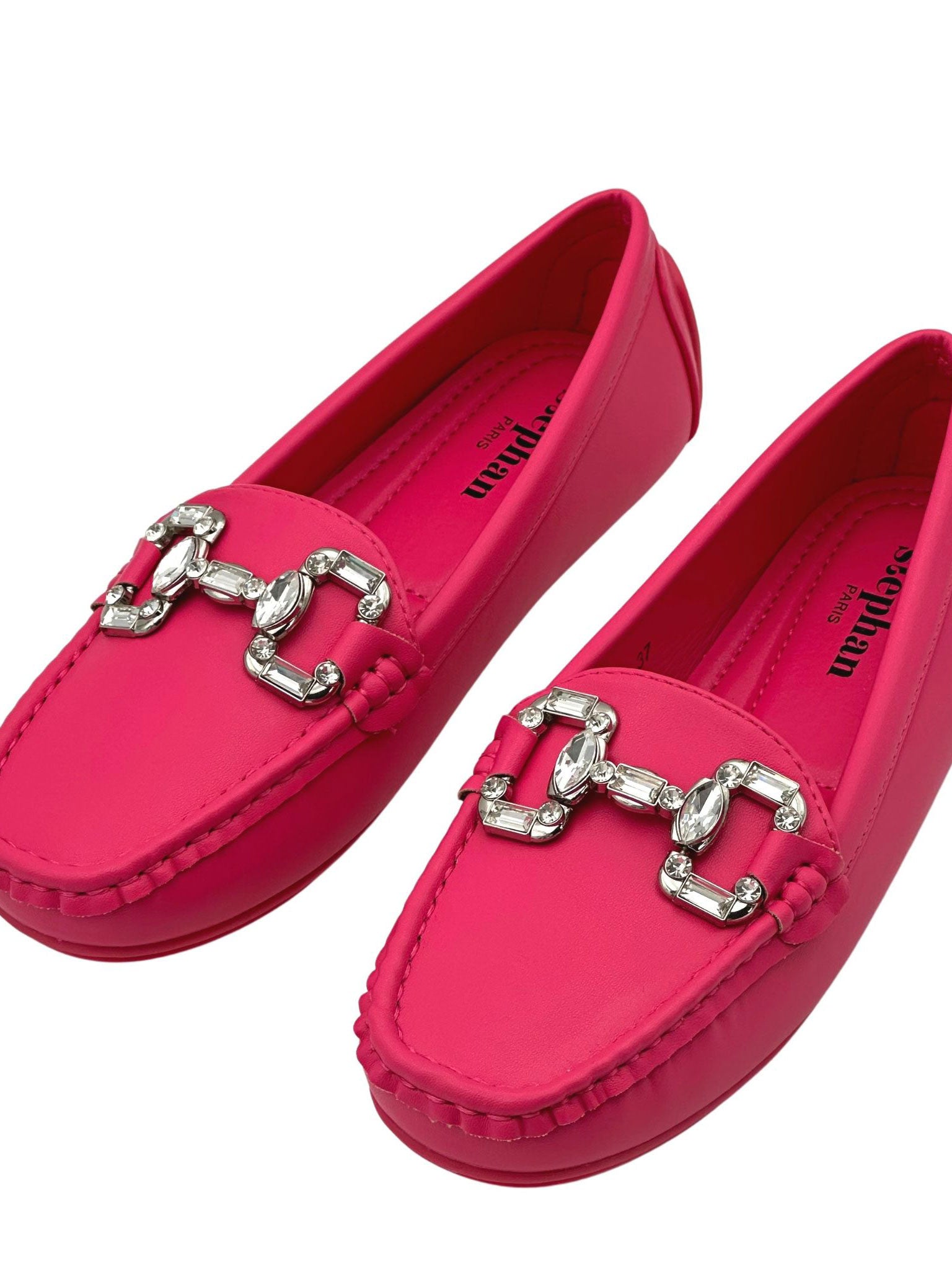 Rosalba - Mokkasiner pyntet med similistensspænde