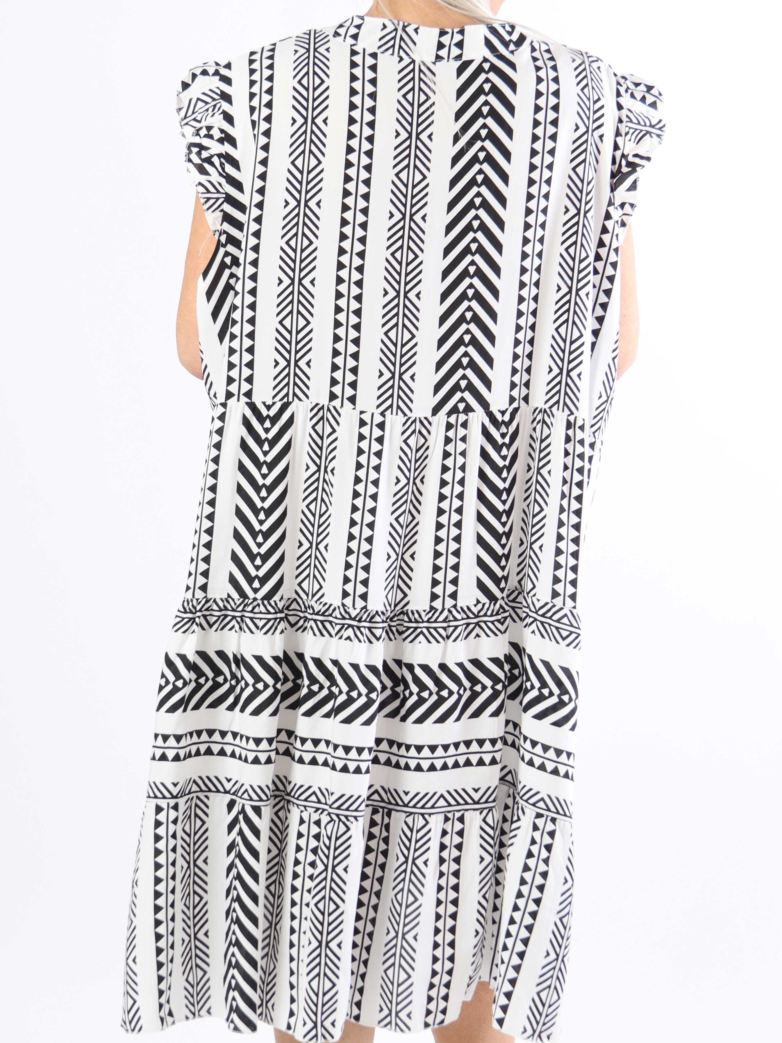 Samiya - Sød plus size kjole med motiv