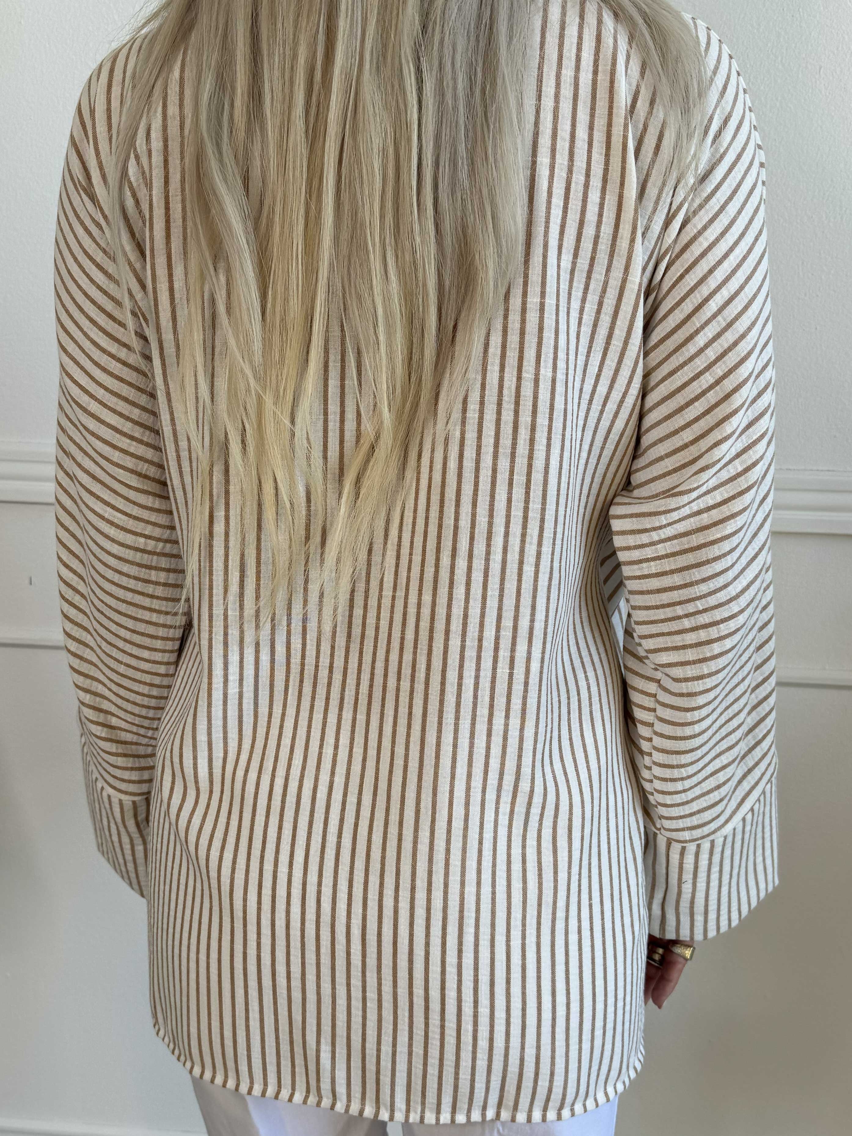 Sarah Stripe - Sød stribet slå-om tunika