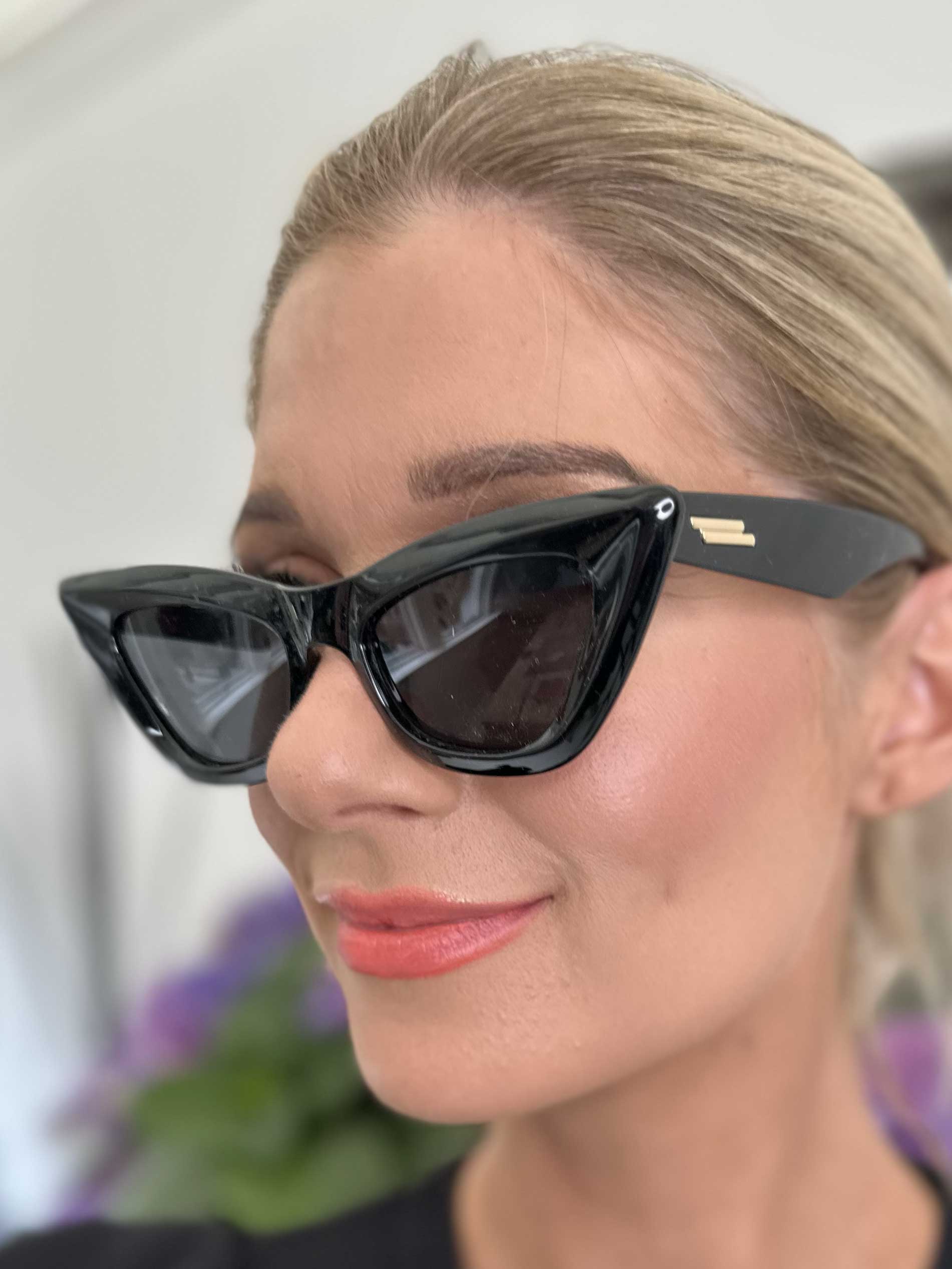 Savannah - Smalle solbriller med cat eye