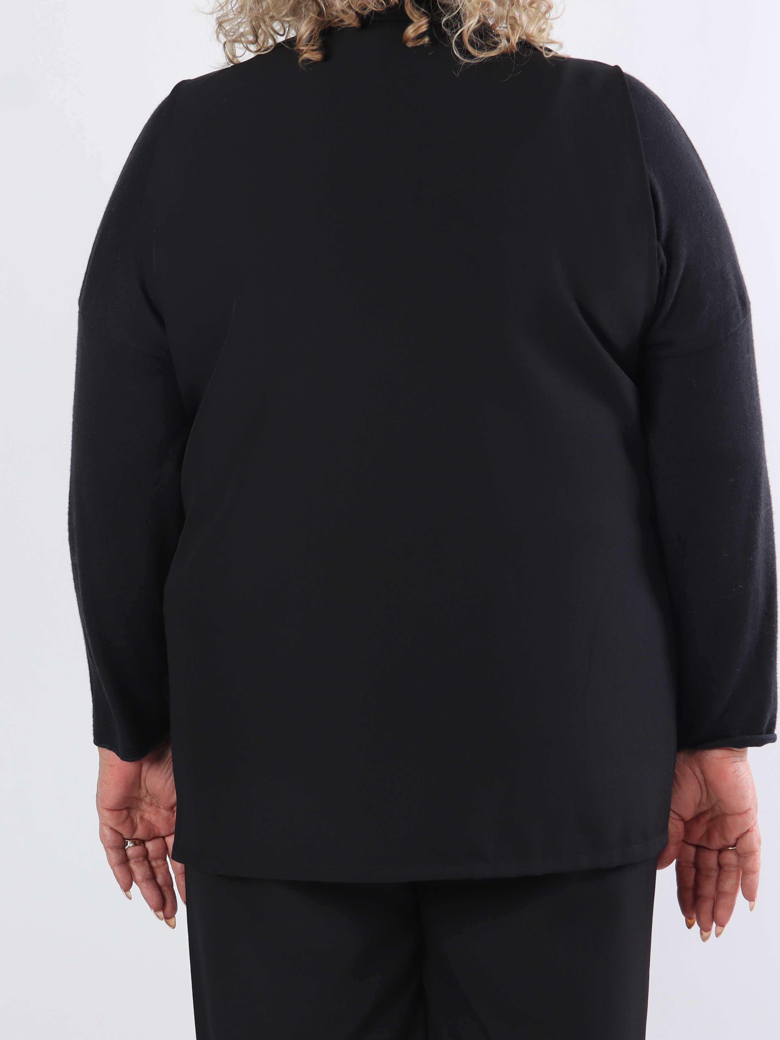 Shadia Vest - Ensfarvet habitvest med knap