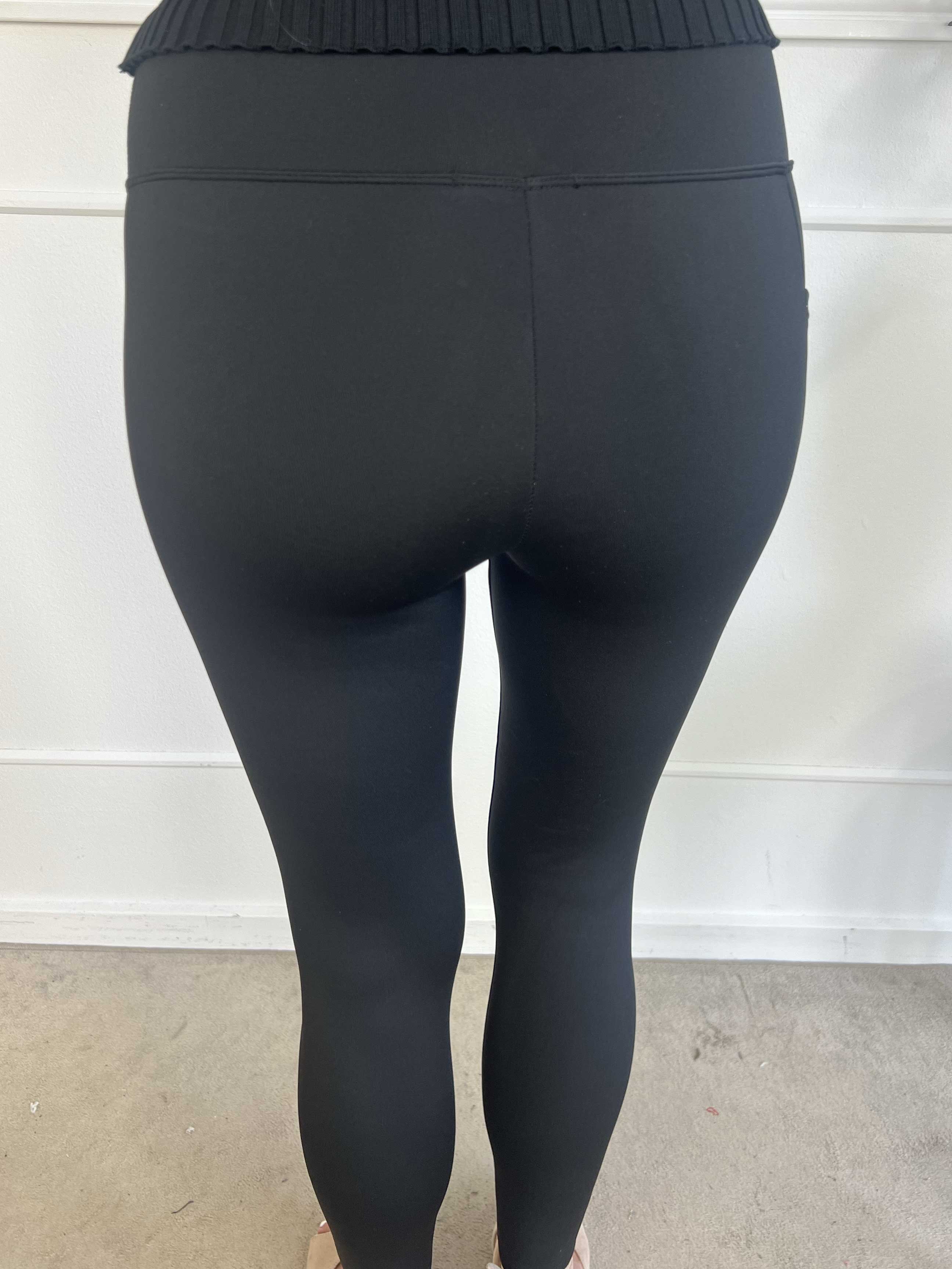 Shaping Leggings - Lækre elastiske leggings med foer