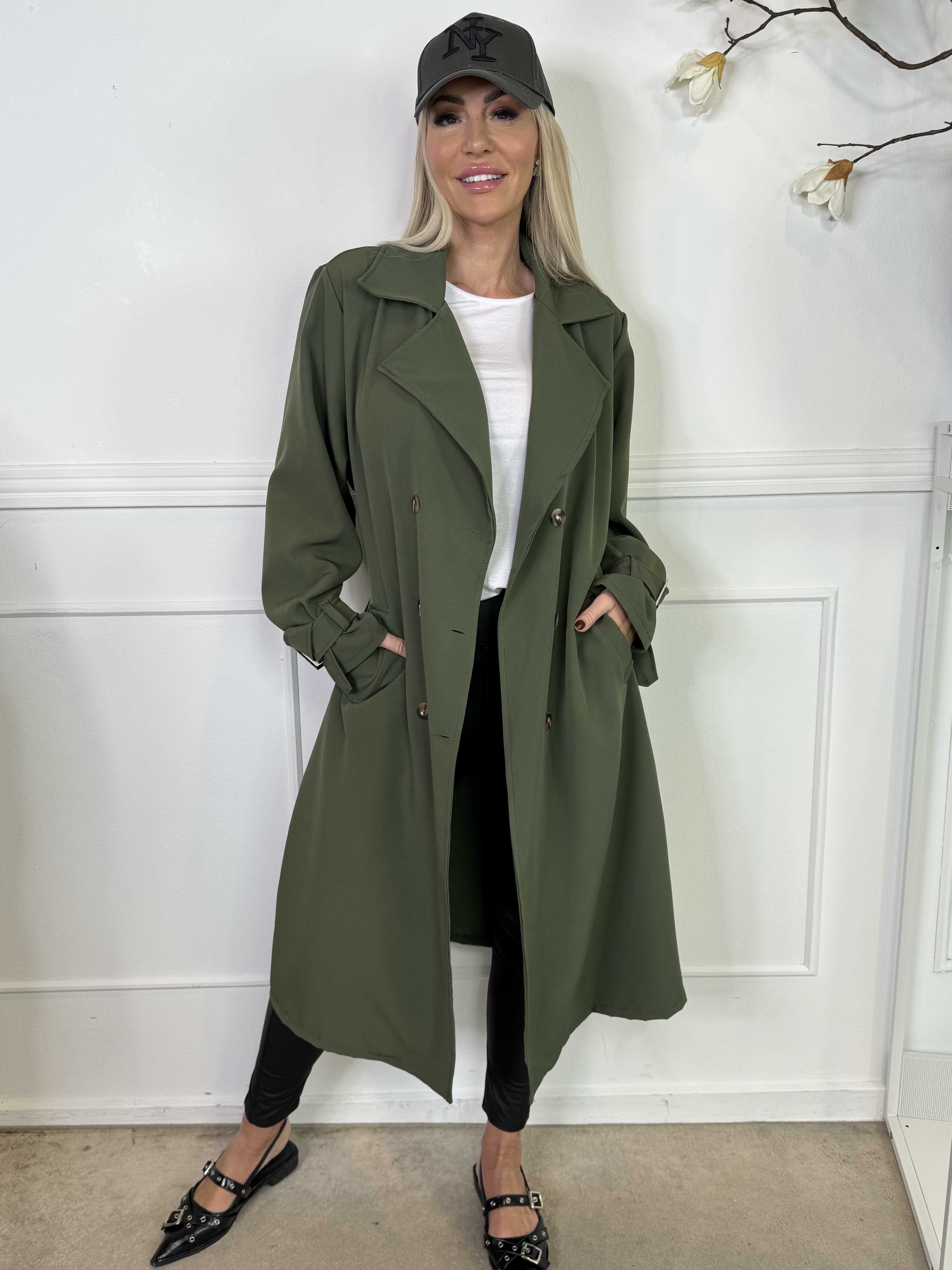 Sharpay - Let trenchcoat med bindebånd