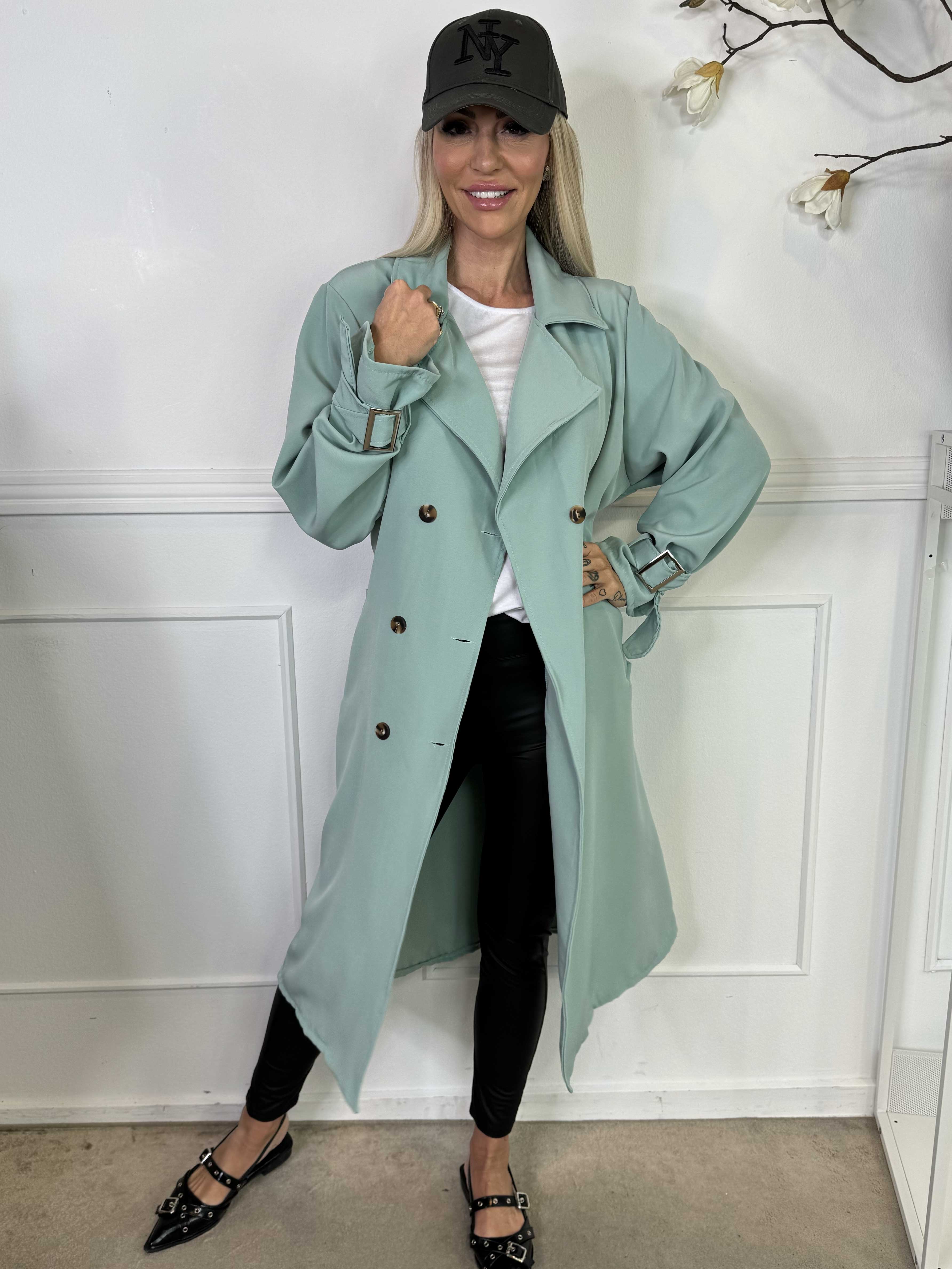 Sharpay - Let trenchcoat med bindebånd