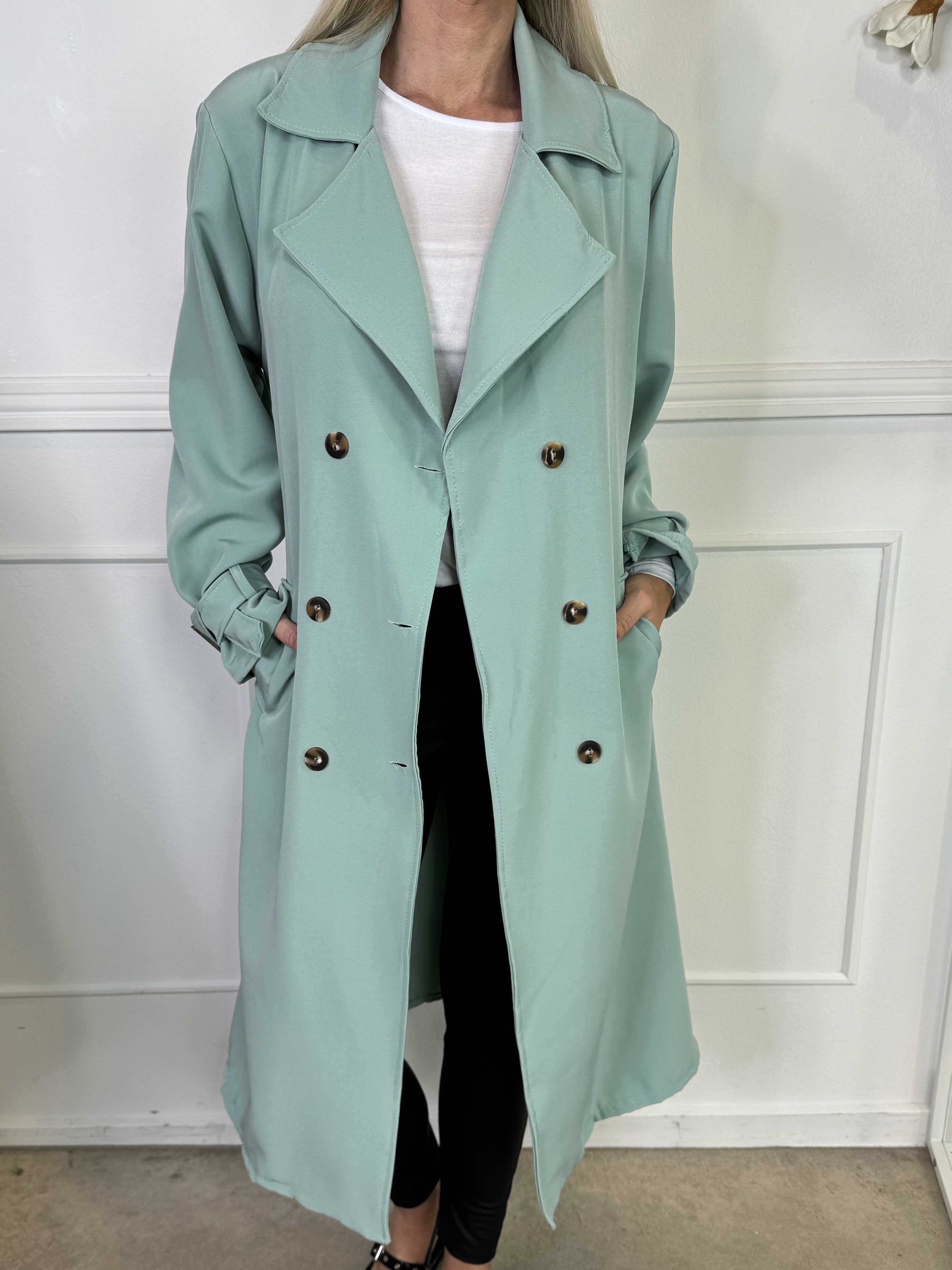 Sharpay - Let trenchcoat med bindebånd