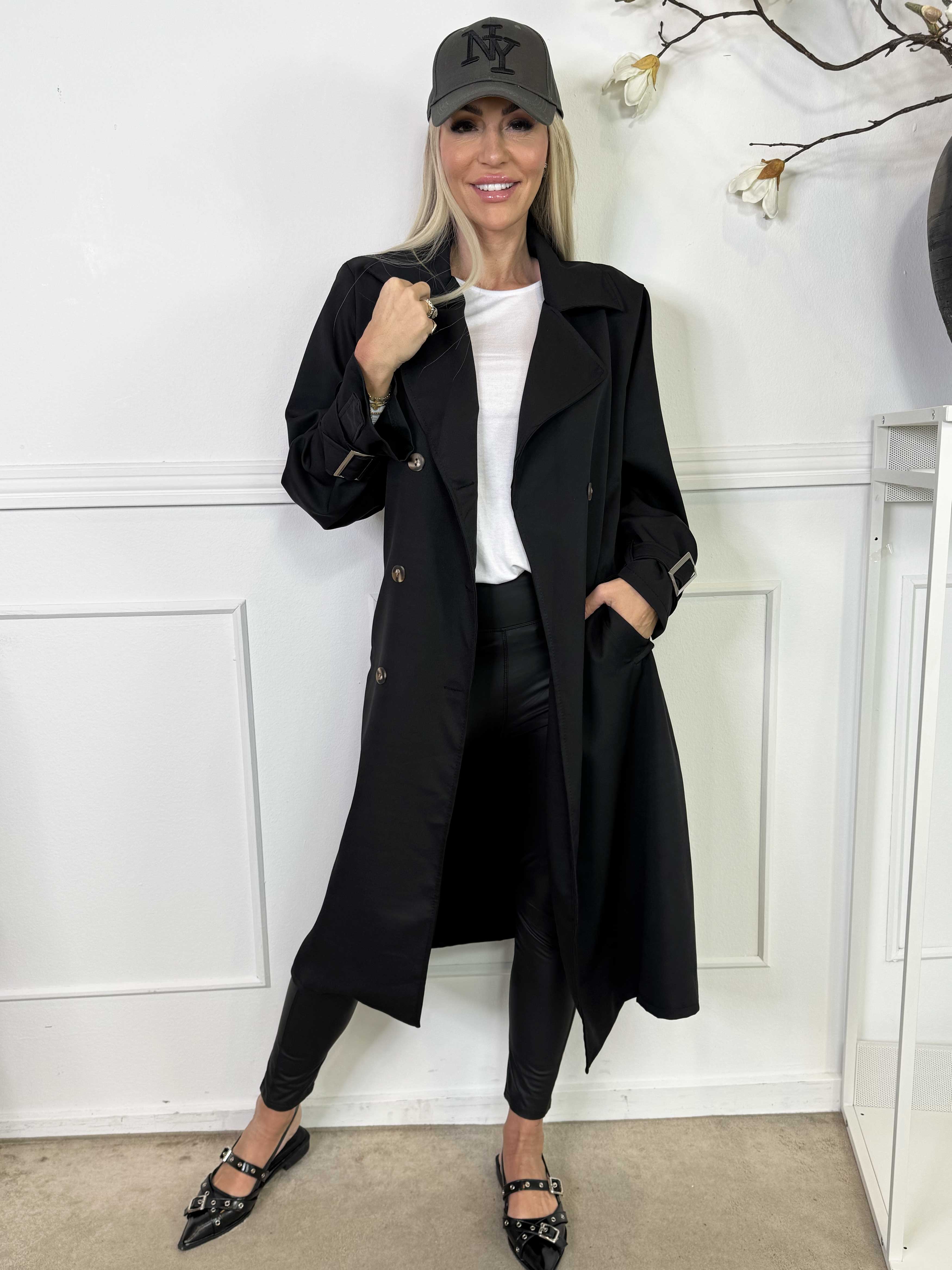 Sharpay - Let trenchcoat med bindebånd