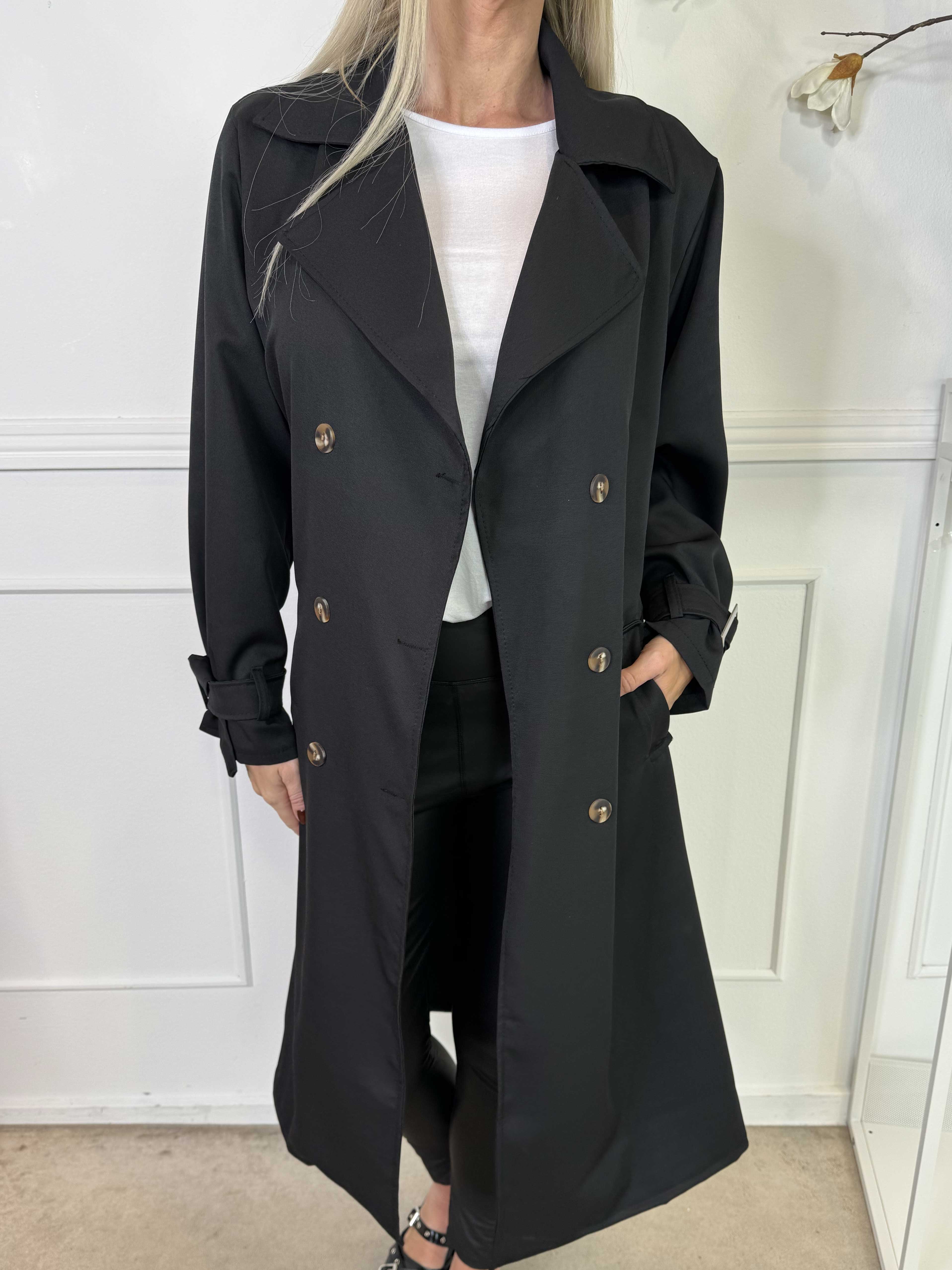 Sharpay - Let trenchcoat med bindebånd