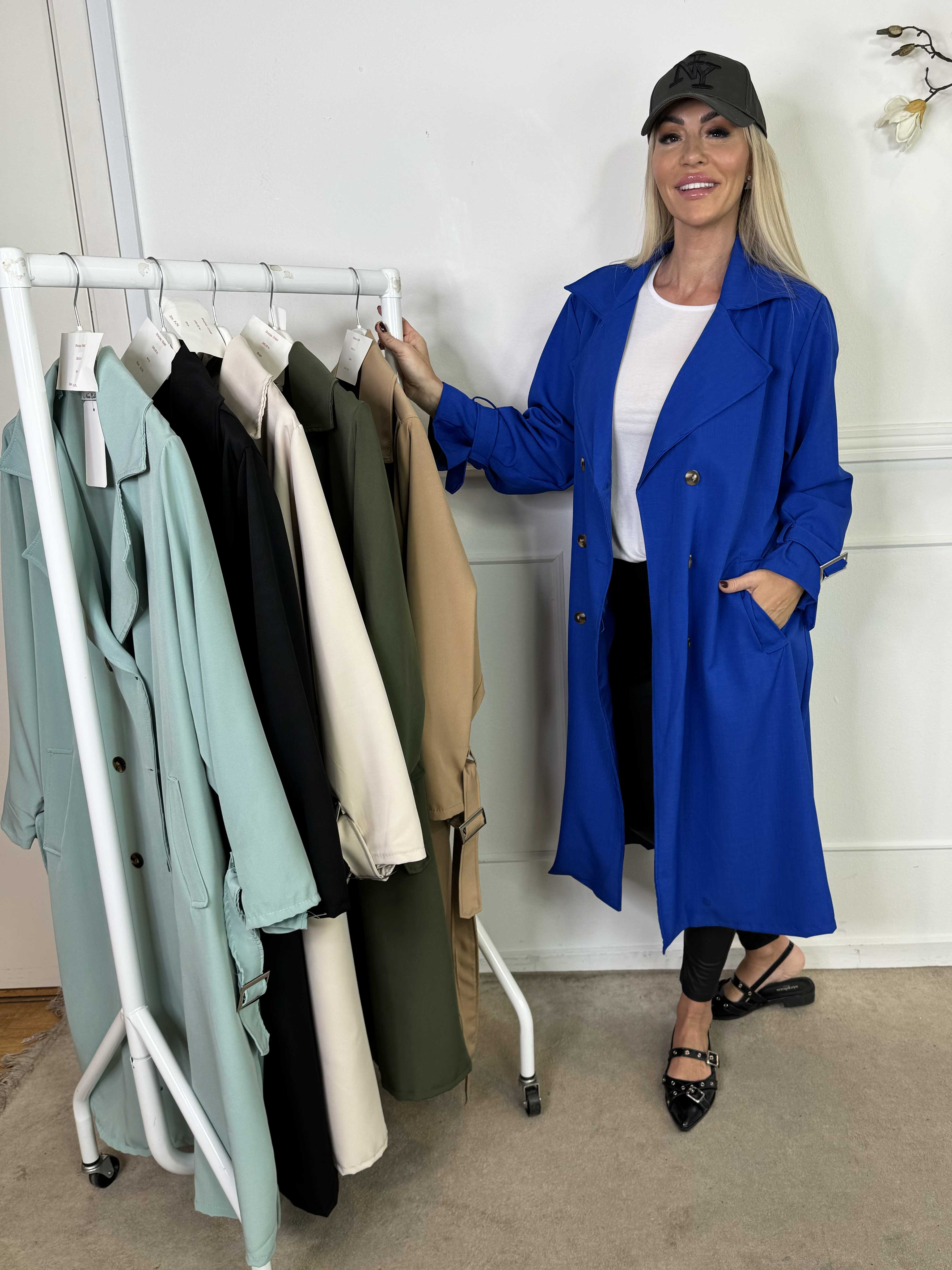 Sharpay - Let trenchcoat med bindebånd