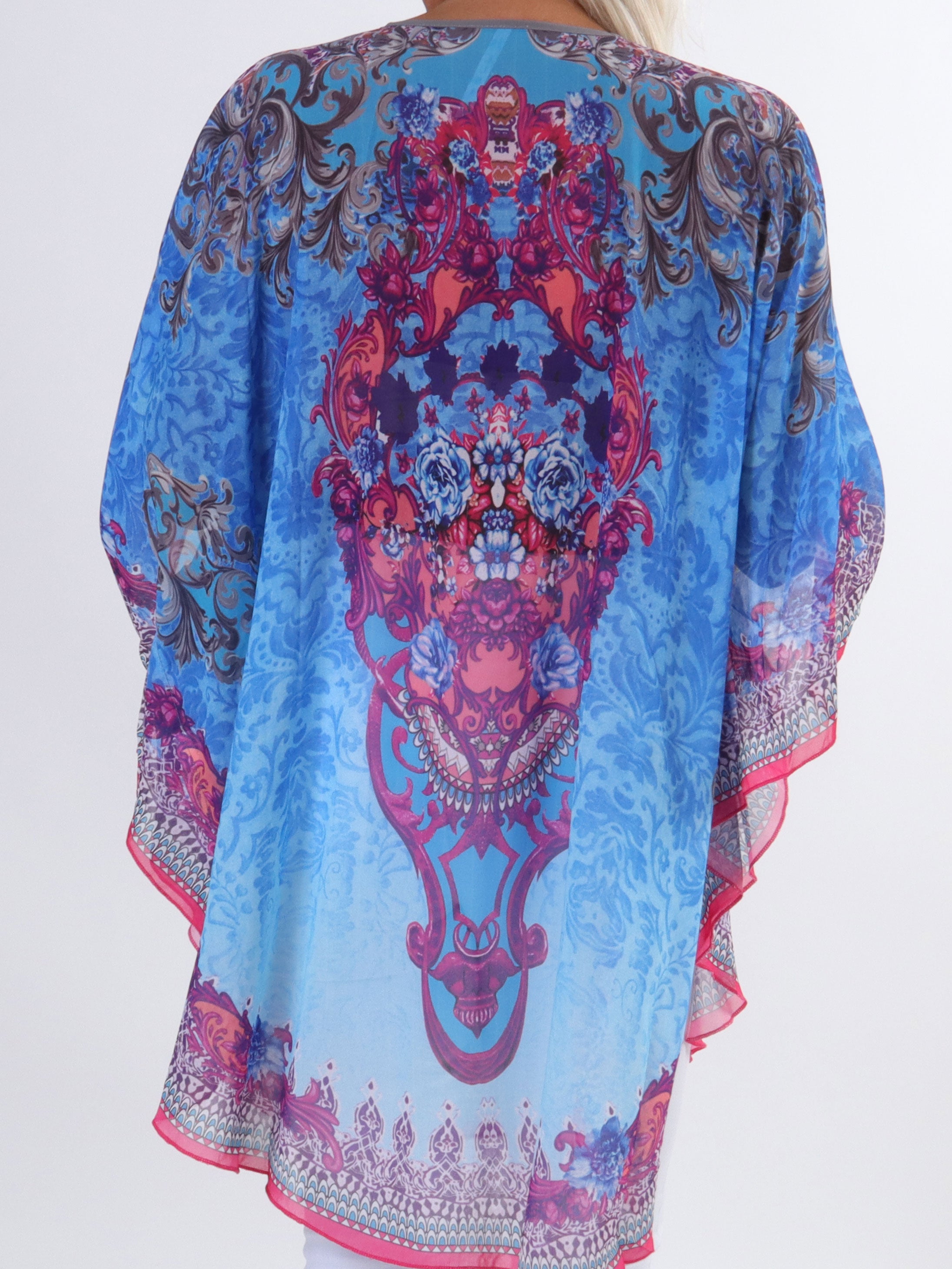 Sigga - Plus size semi-transparent tunika med similisten