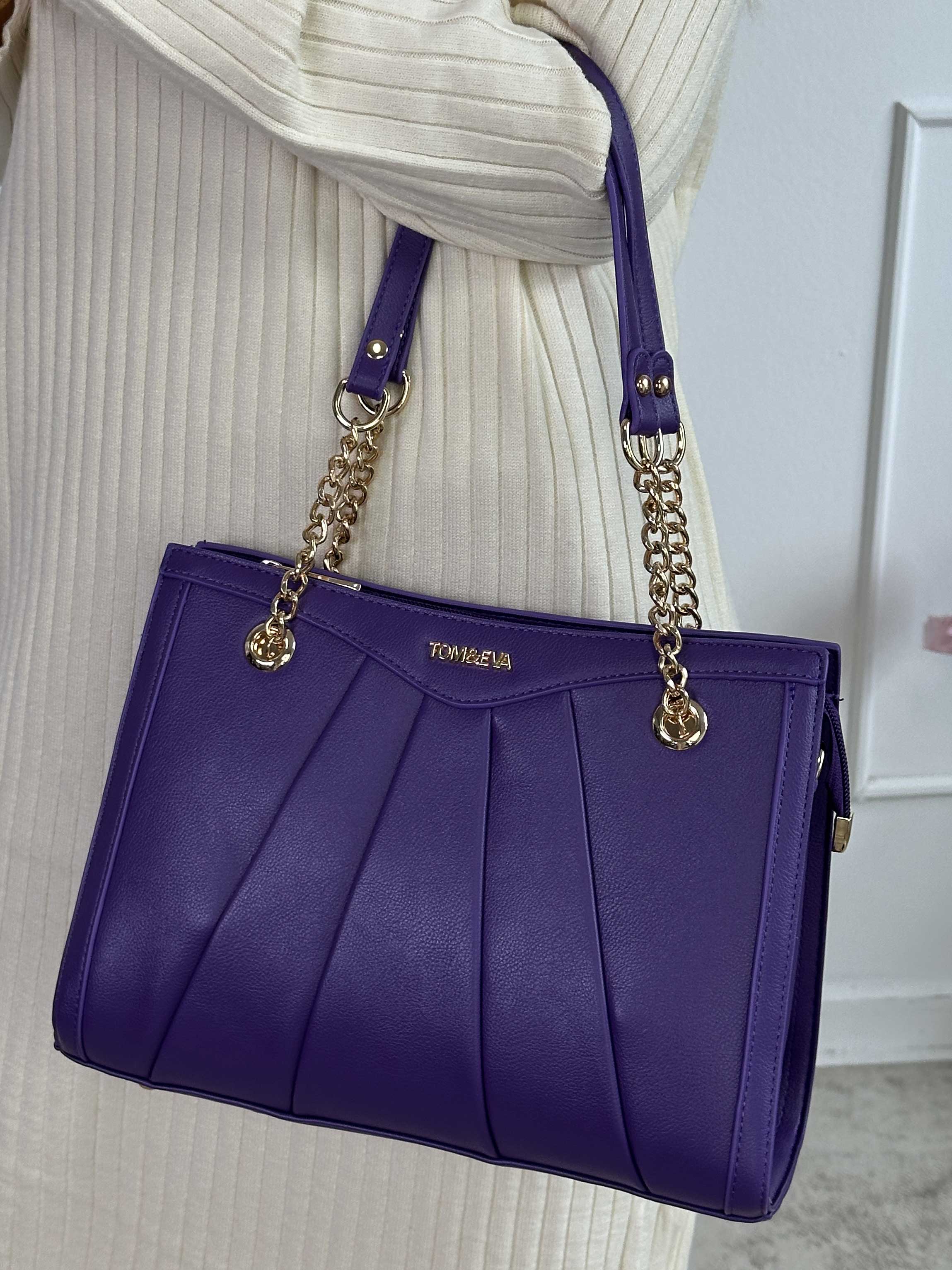 Sigun - Skuldertaske med medfølgende rem til crossbody