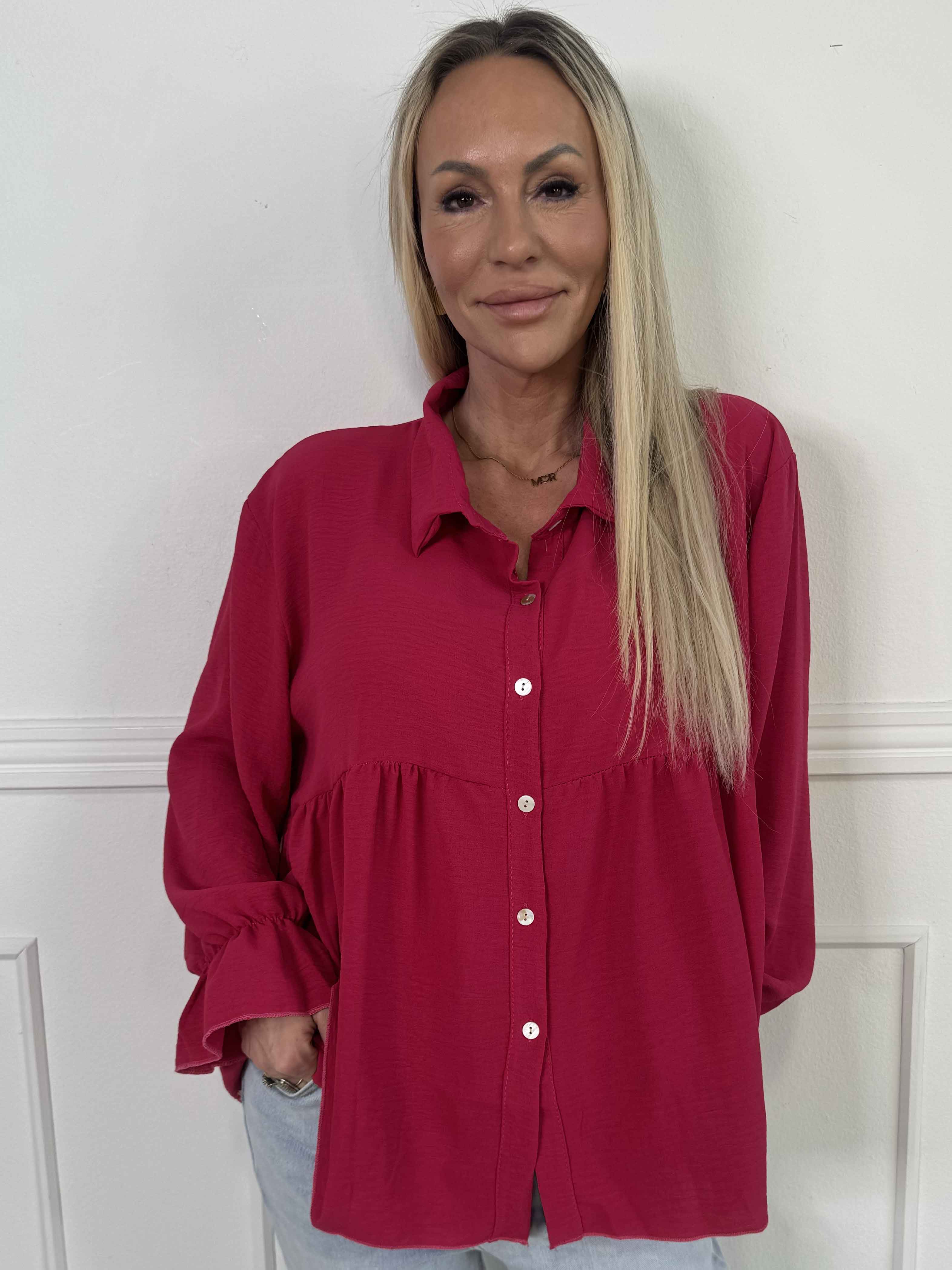 Smilla - Sød tunika i viskose med knapper