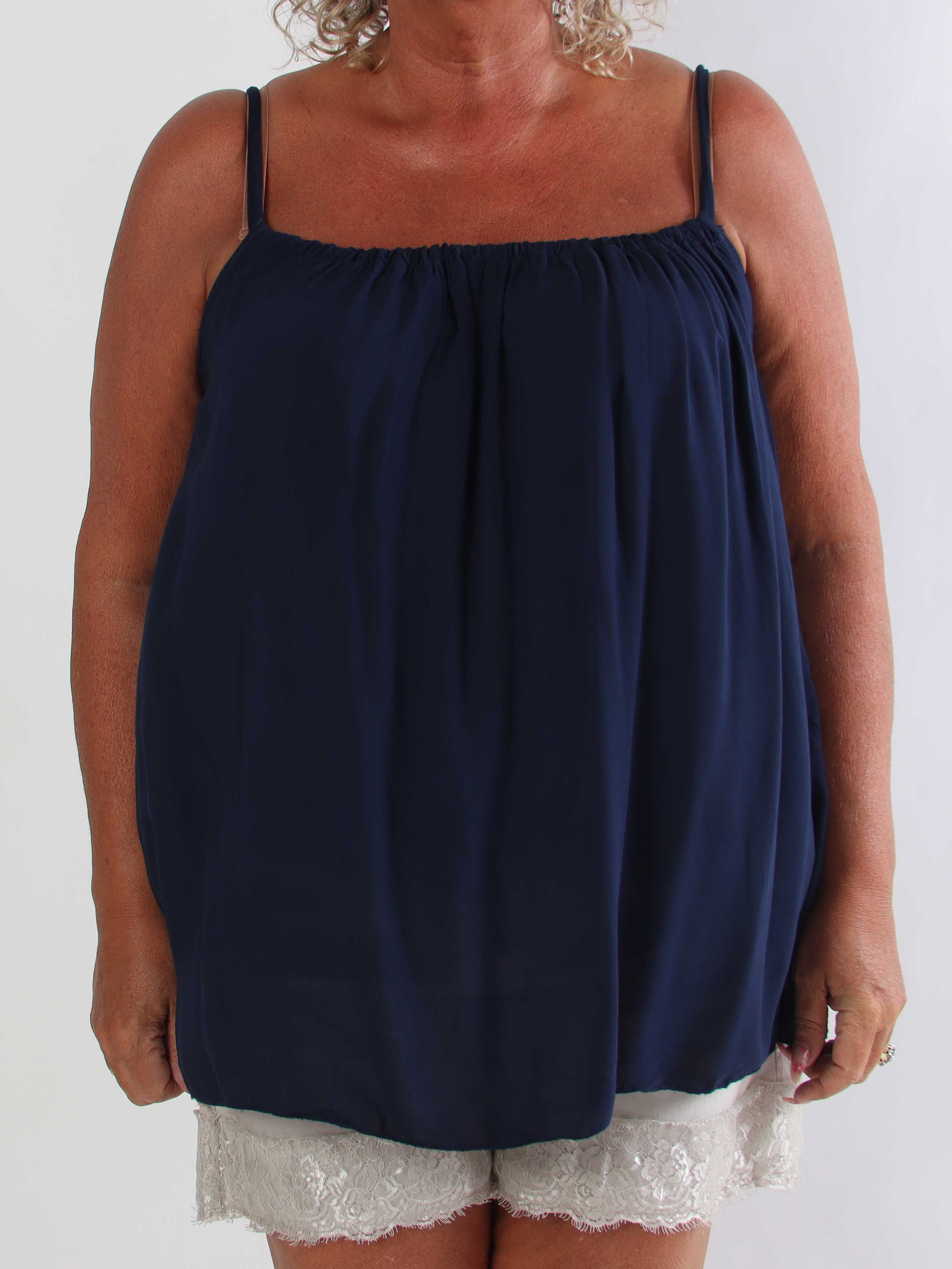 Sunshines Top - Let og luftig plus size top i viskose