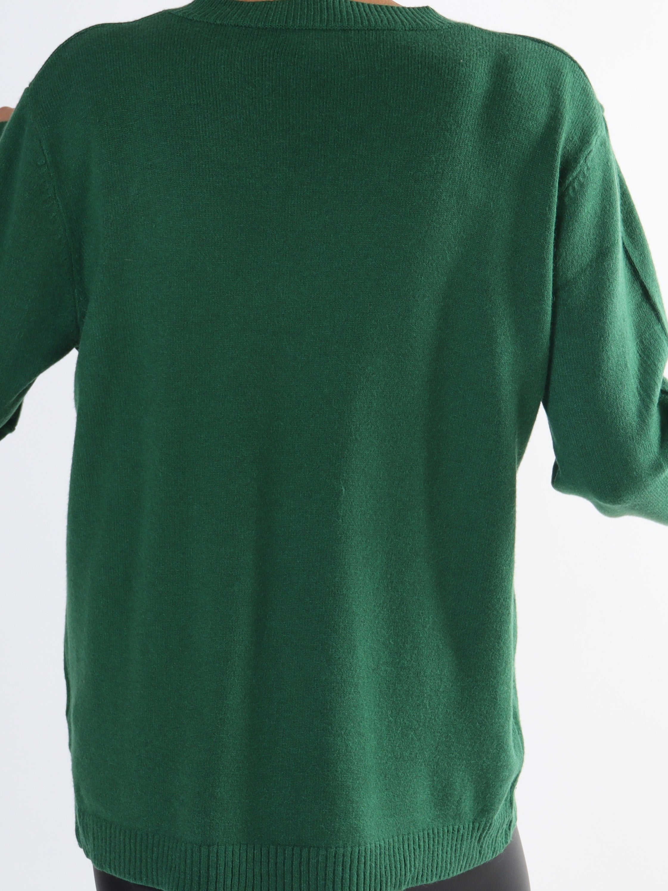 Tamara - Blød strikbluse med lille v-udskæring