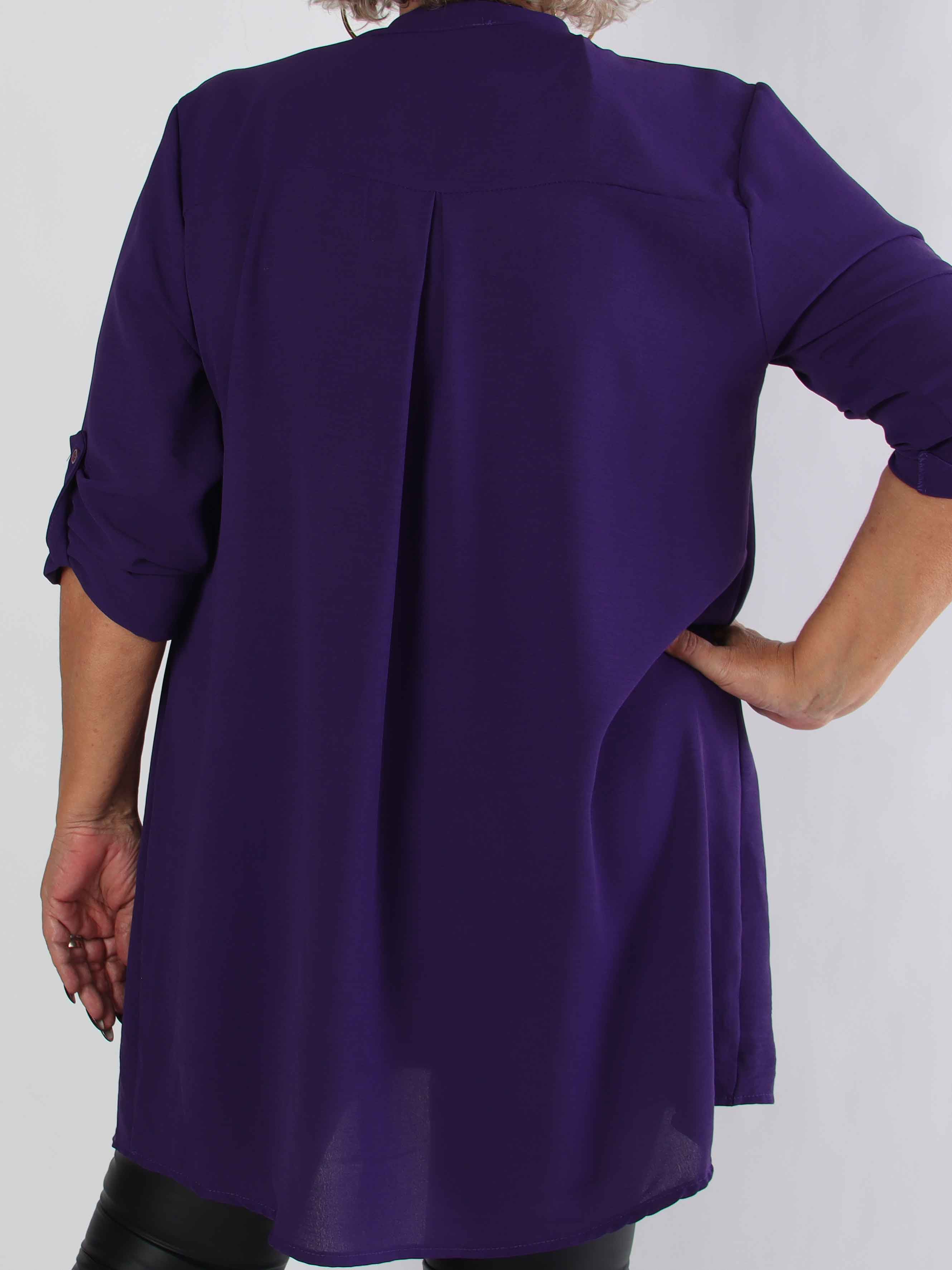Teresa - Plus size tunika med opsmøg