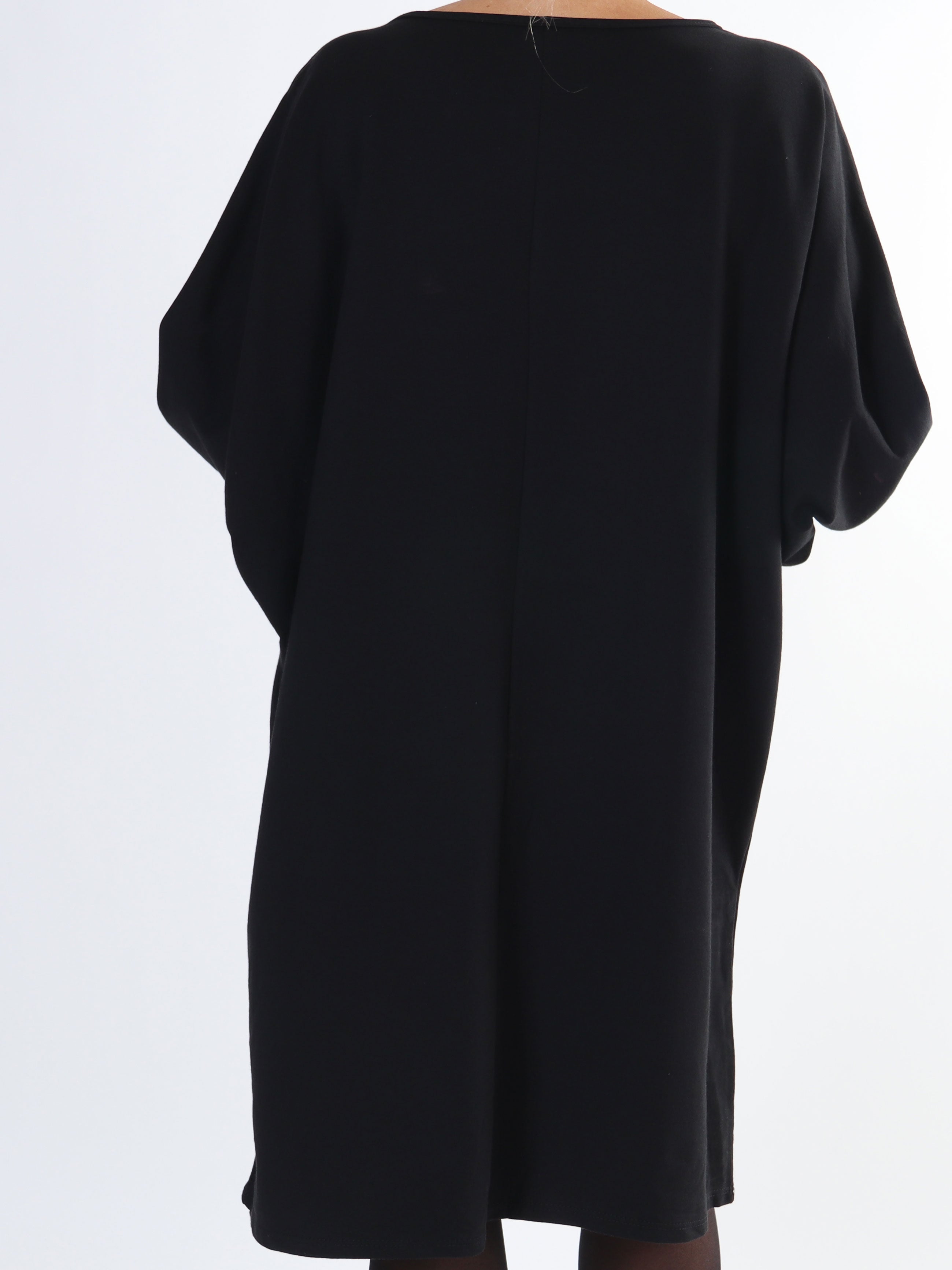 Torino - Plus size joggingkjole med stjerner af pailletter