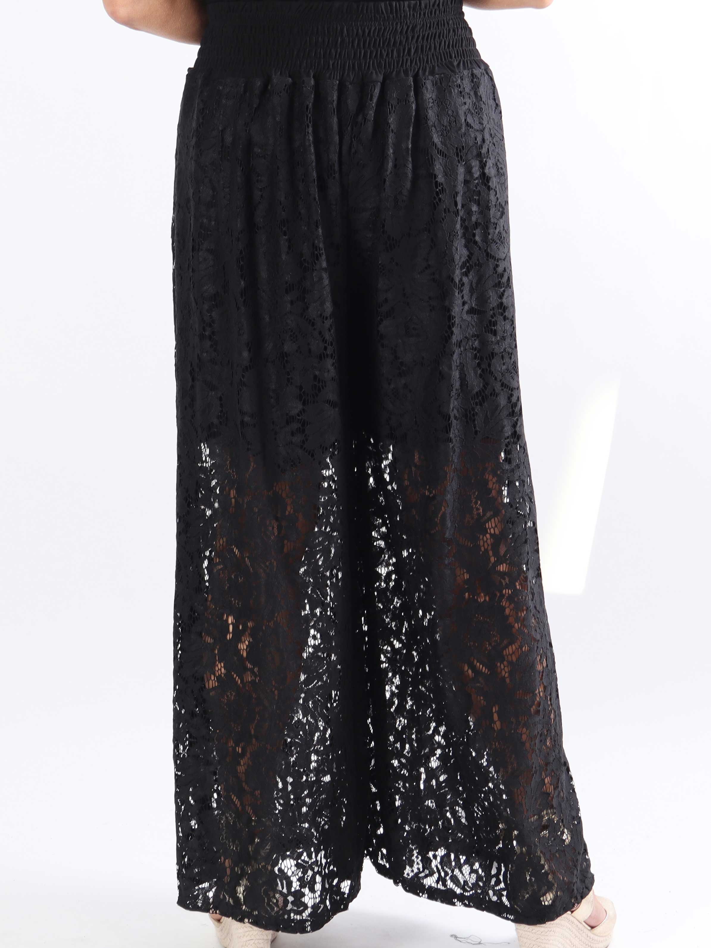 Valencia - Søde elastiske plus size blondebukser