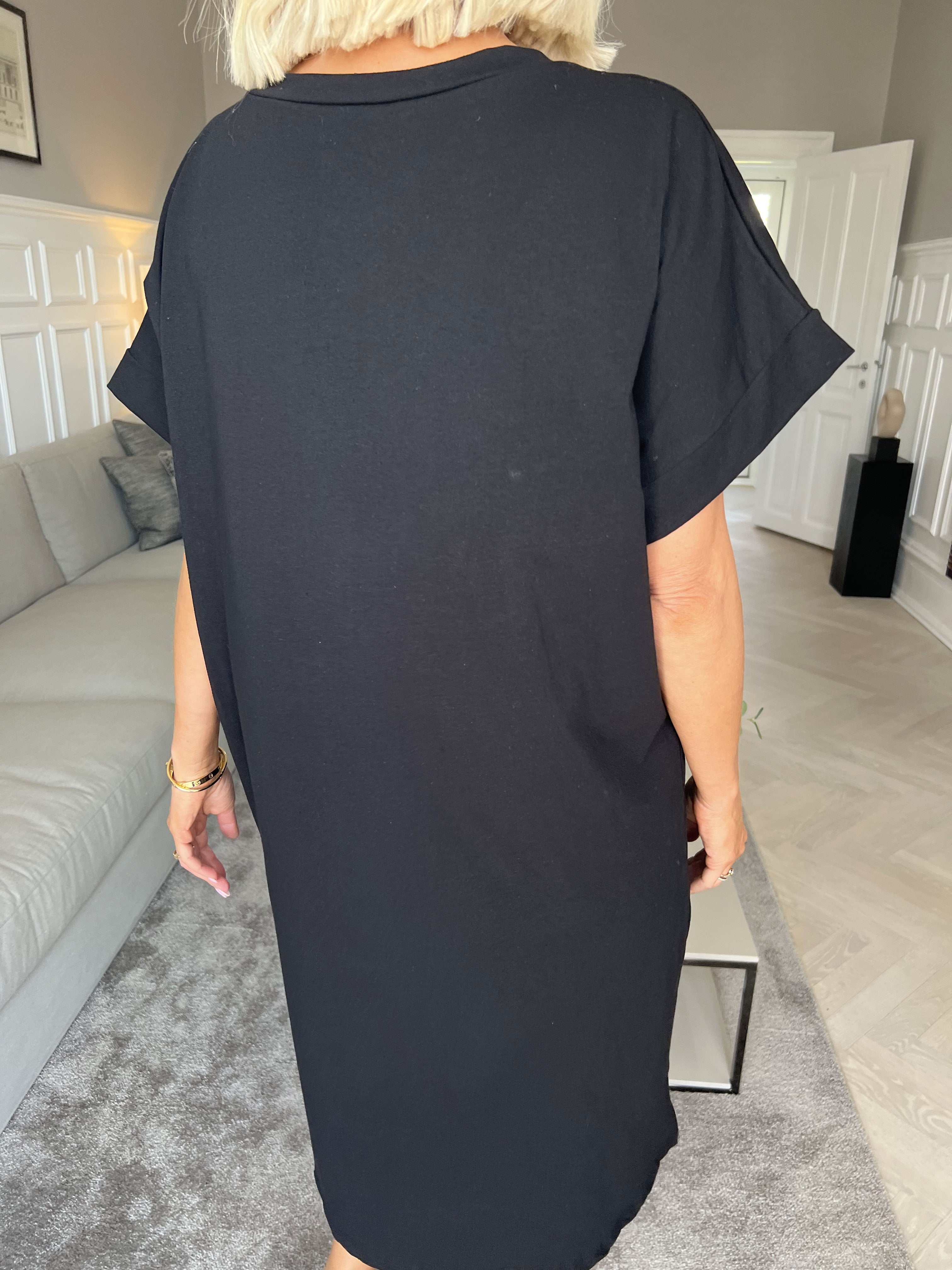 Virginia - Blød t-shirt kjole med motiv