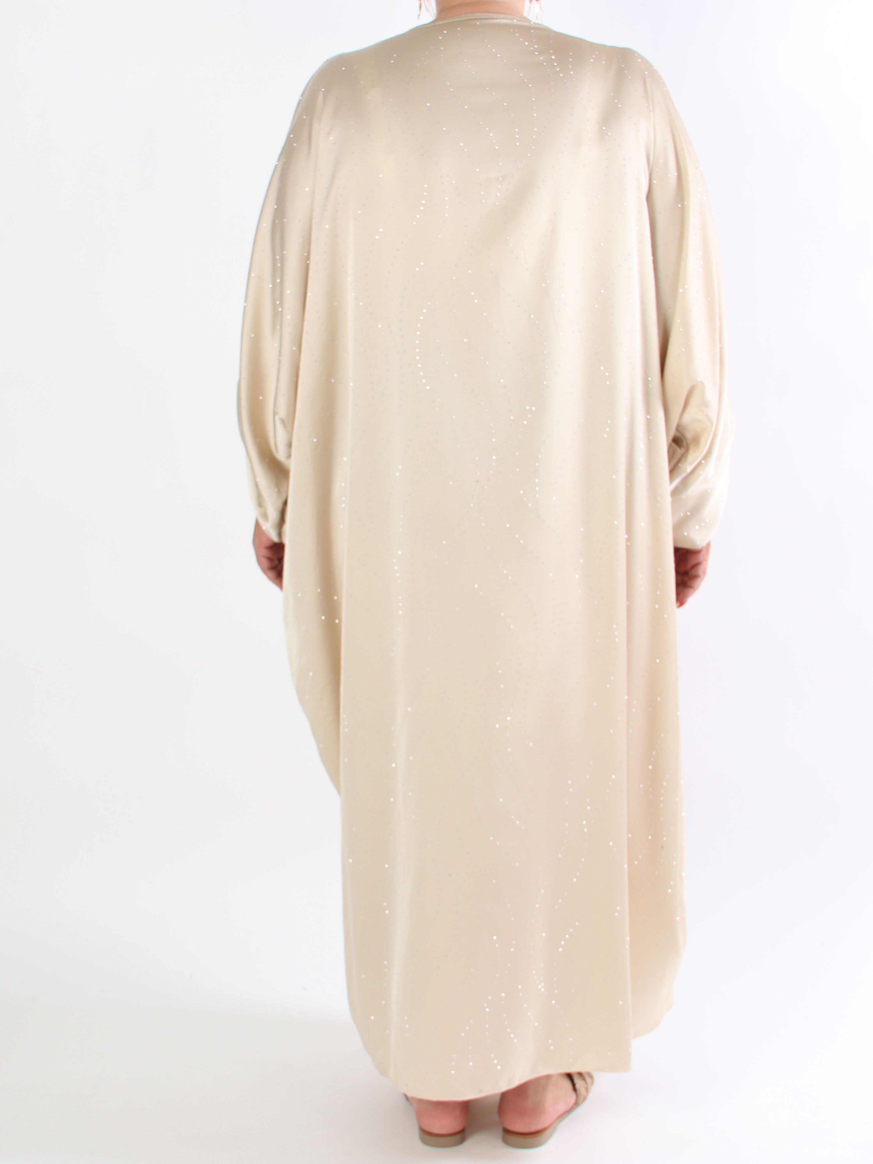 Winnie - Lang elegant plus size tunikakjole med similisten