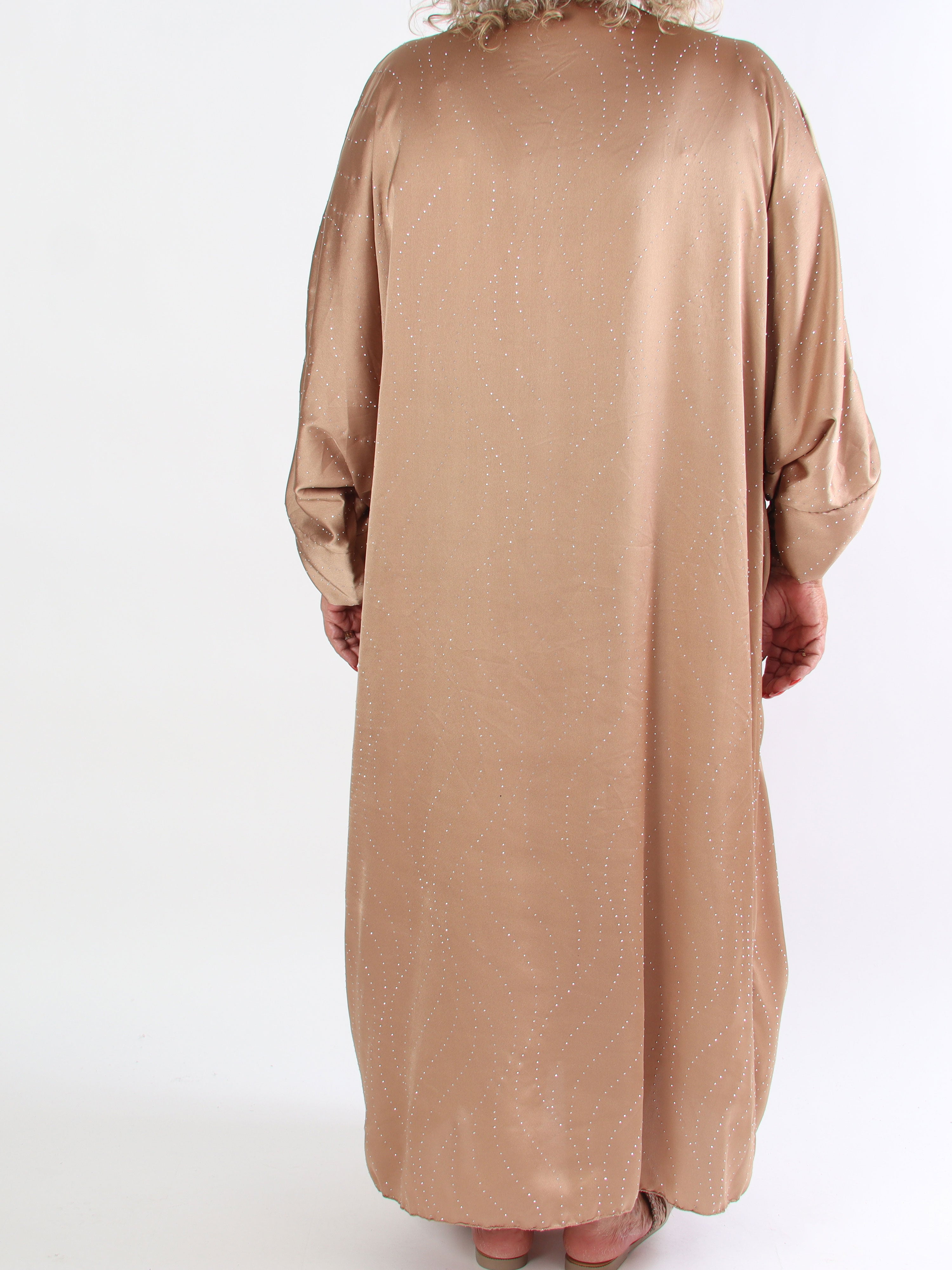 Winnie - Lang elegant plus size tunikakjole med similisten