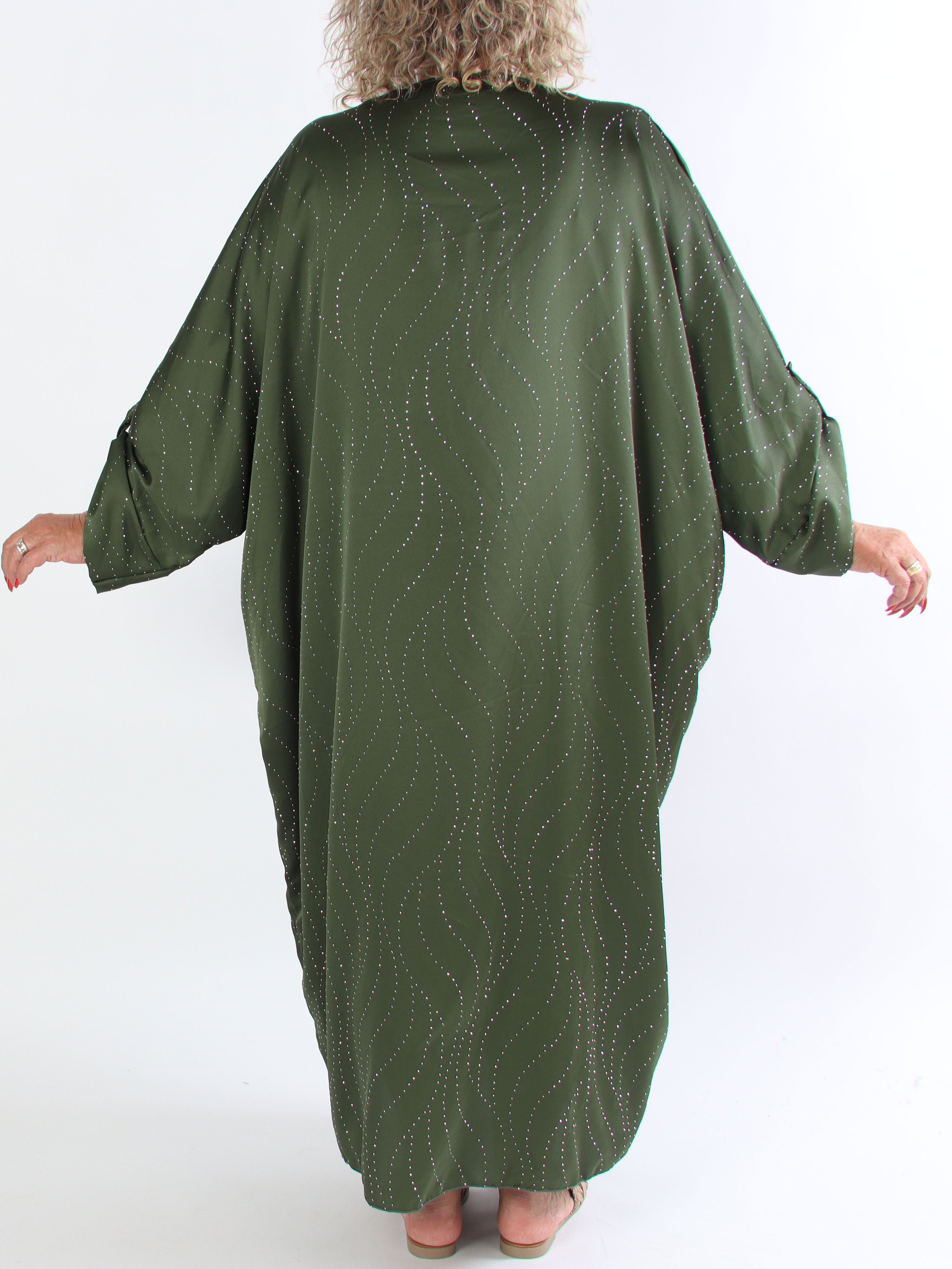 Winnie - Lang elegant plus size tunikakjole med similisten