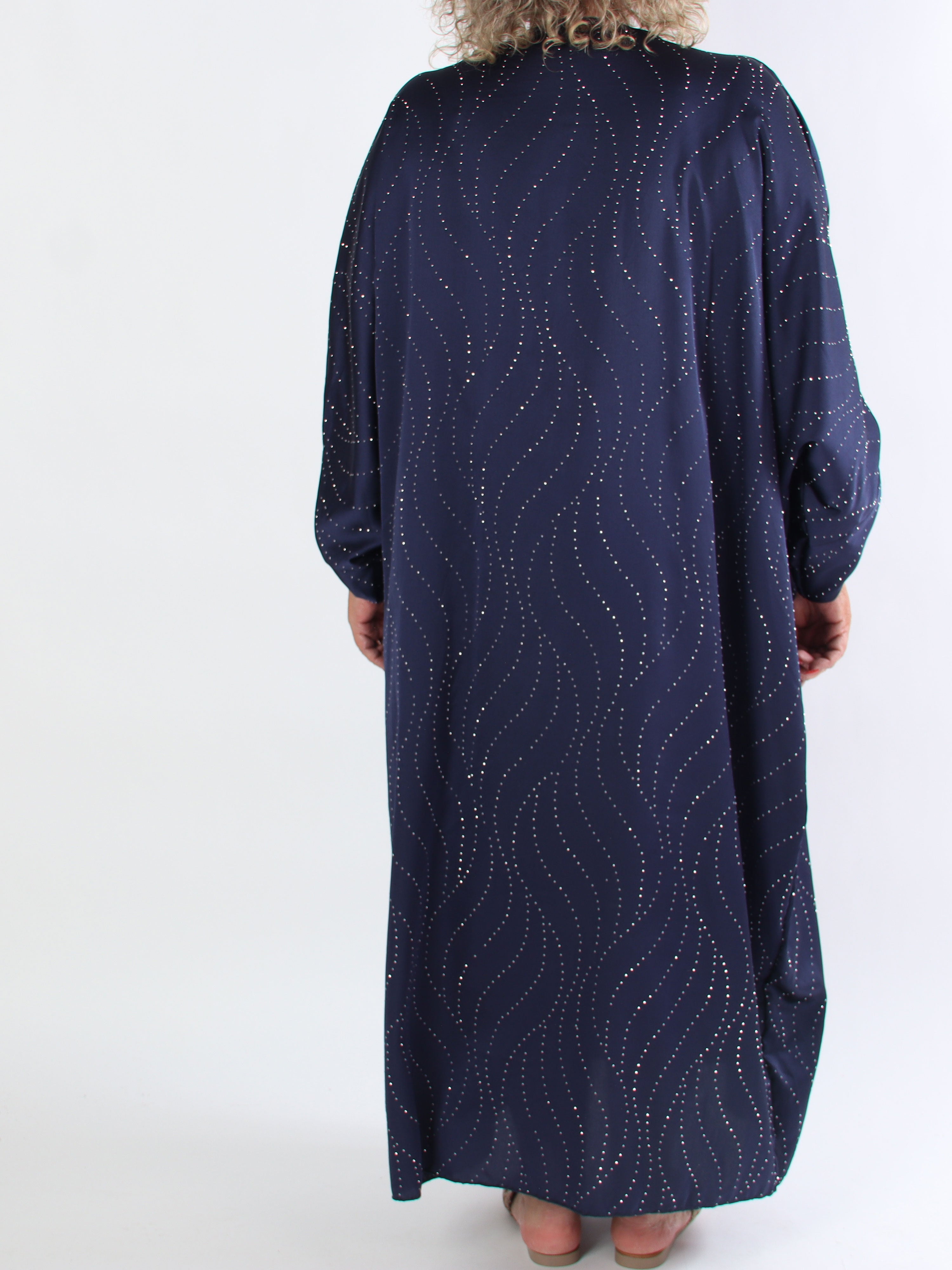 Winnie - Lang elegant plus size tunikakjole med similisten