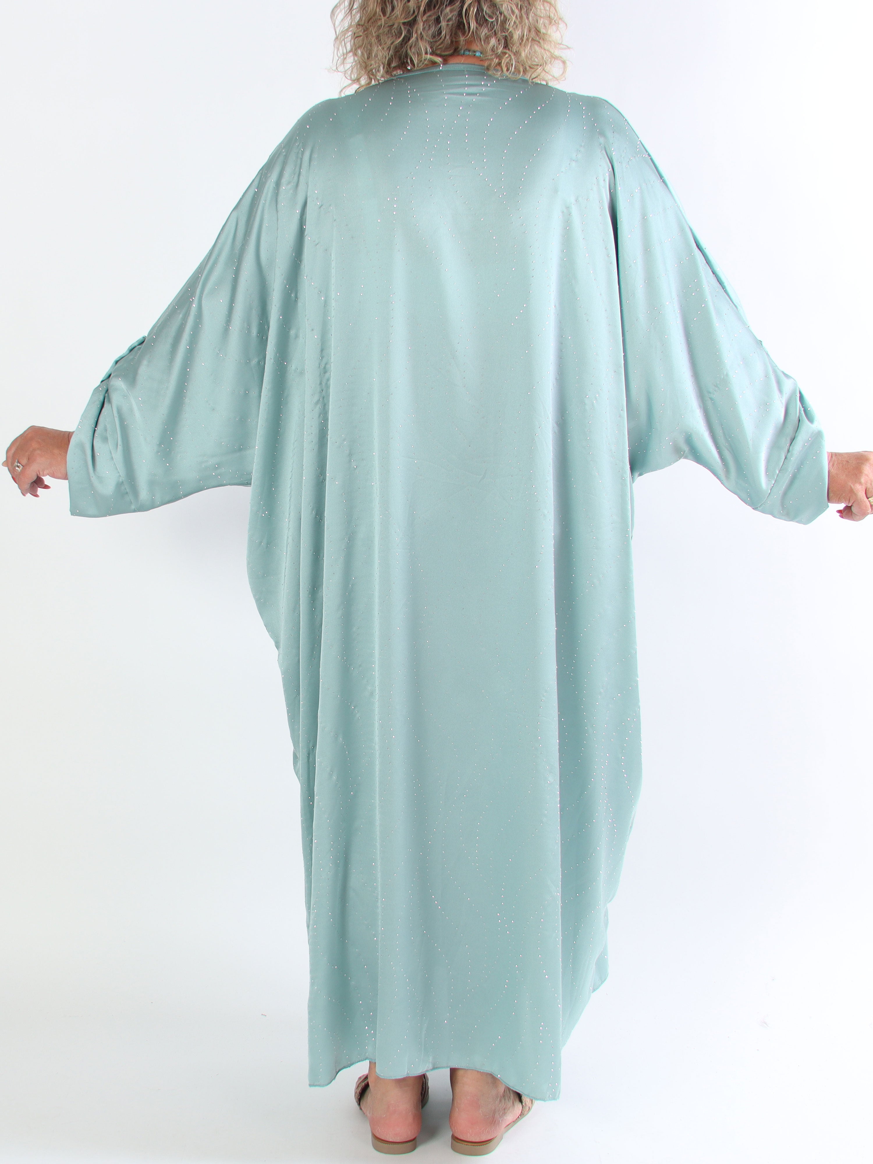 Winnie - Lang elegant plus size tunikakjole med similisten