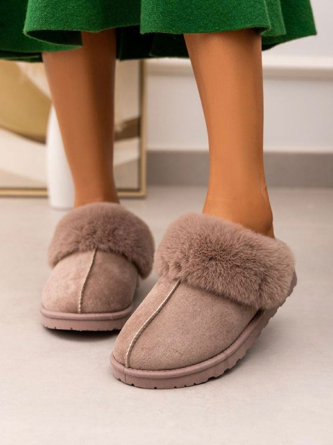 Amalie - Sutsko med blødt foer og solid sål