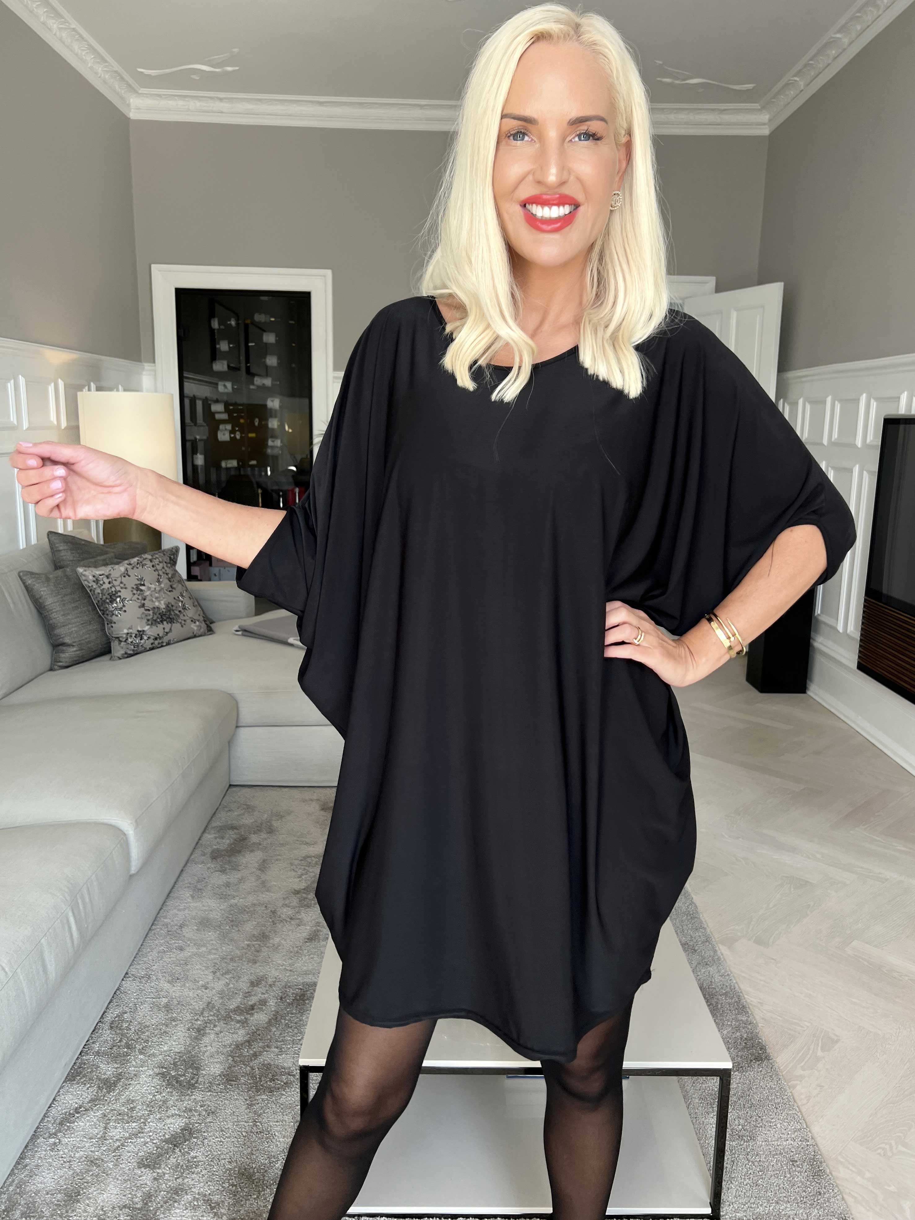 Arabella - Tunika i løs pasform med flagermusærmer