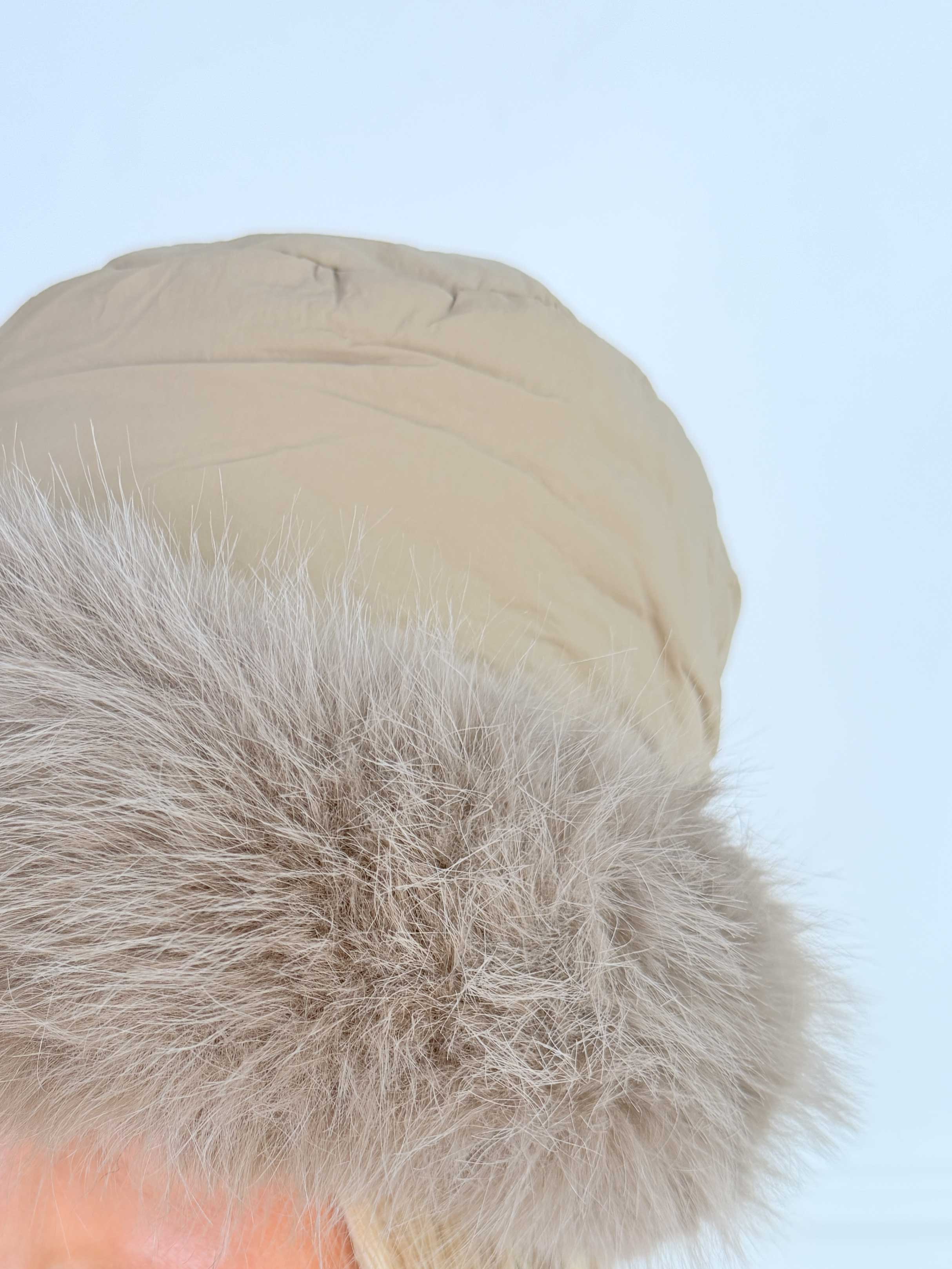 Cecil - Termohat med blød faux fur pelskant