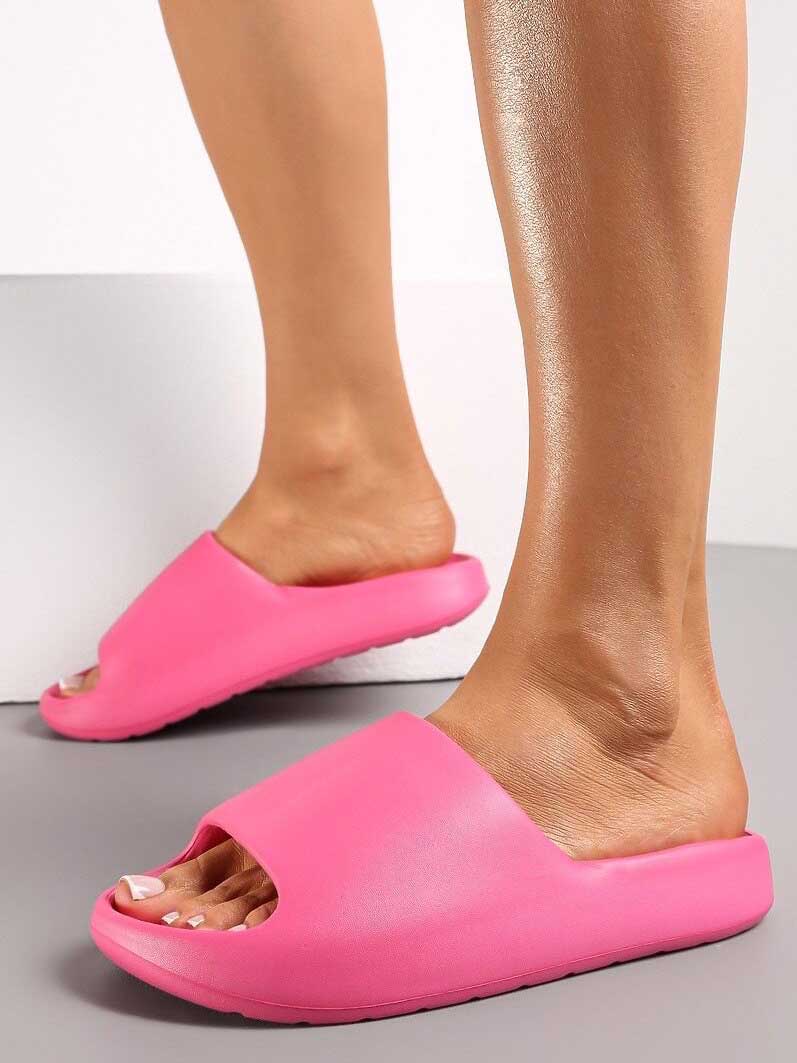 Ciabatte - Ensfarvet slippers