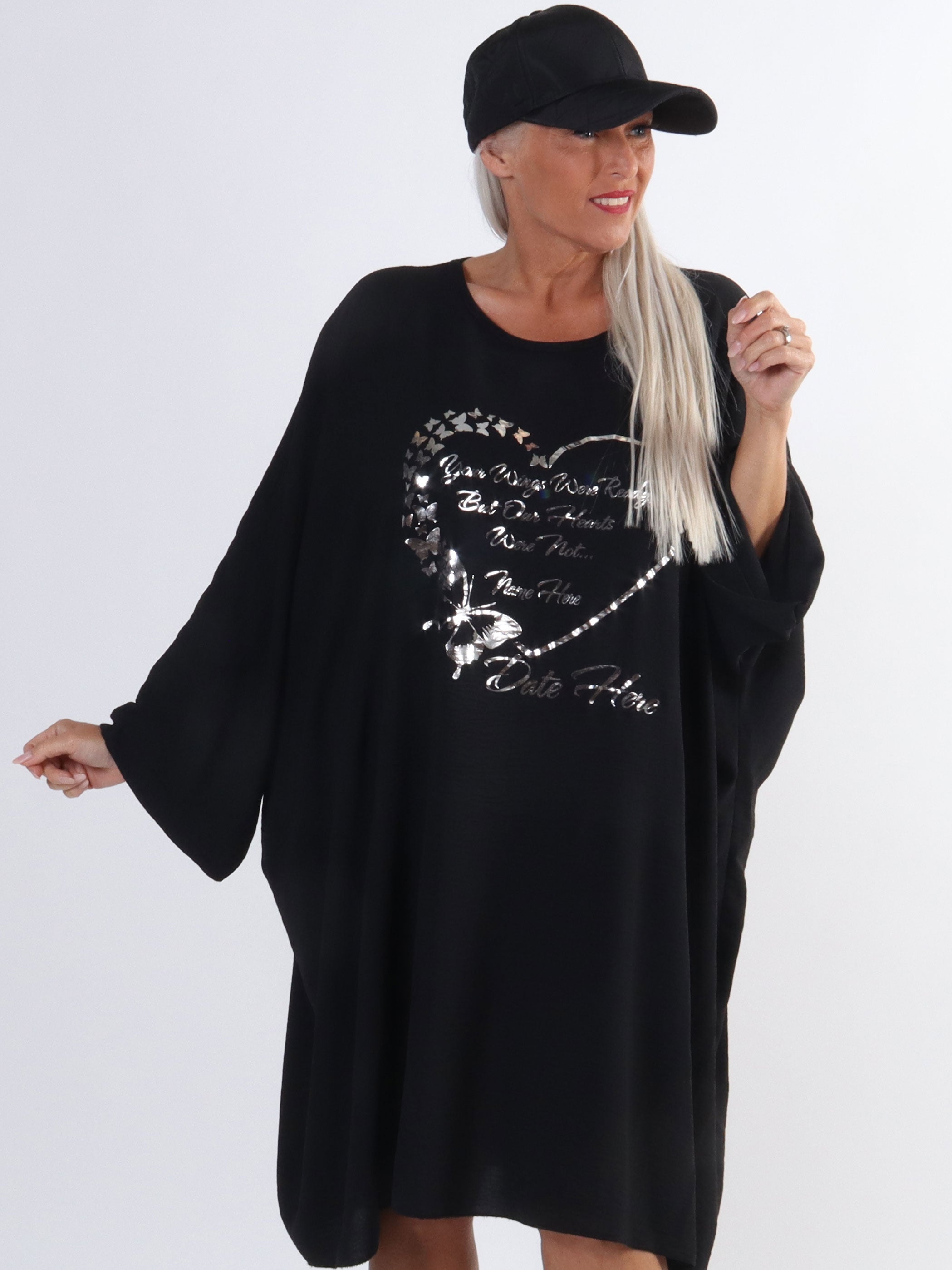 Hope - Oversize plus size kjole med motiv