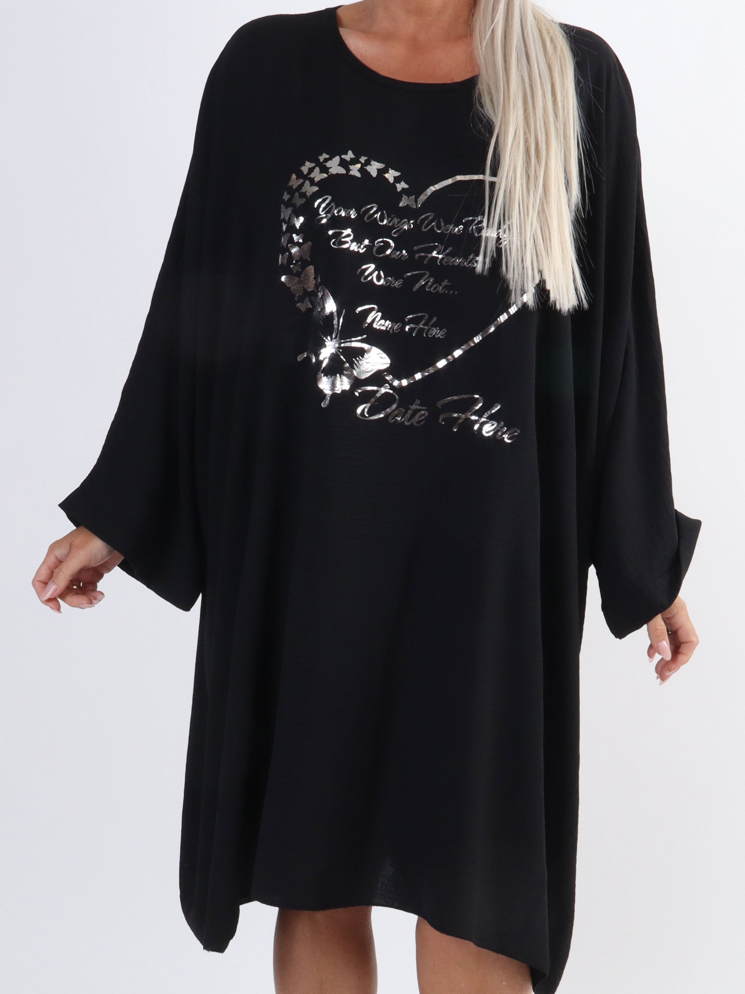 Hope - Oversize plus size kjole med motiv