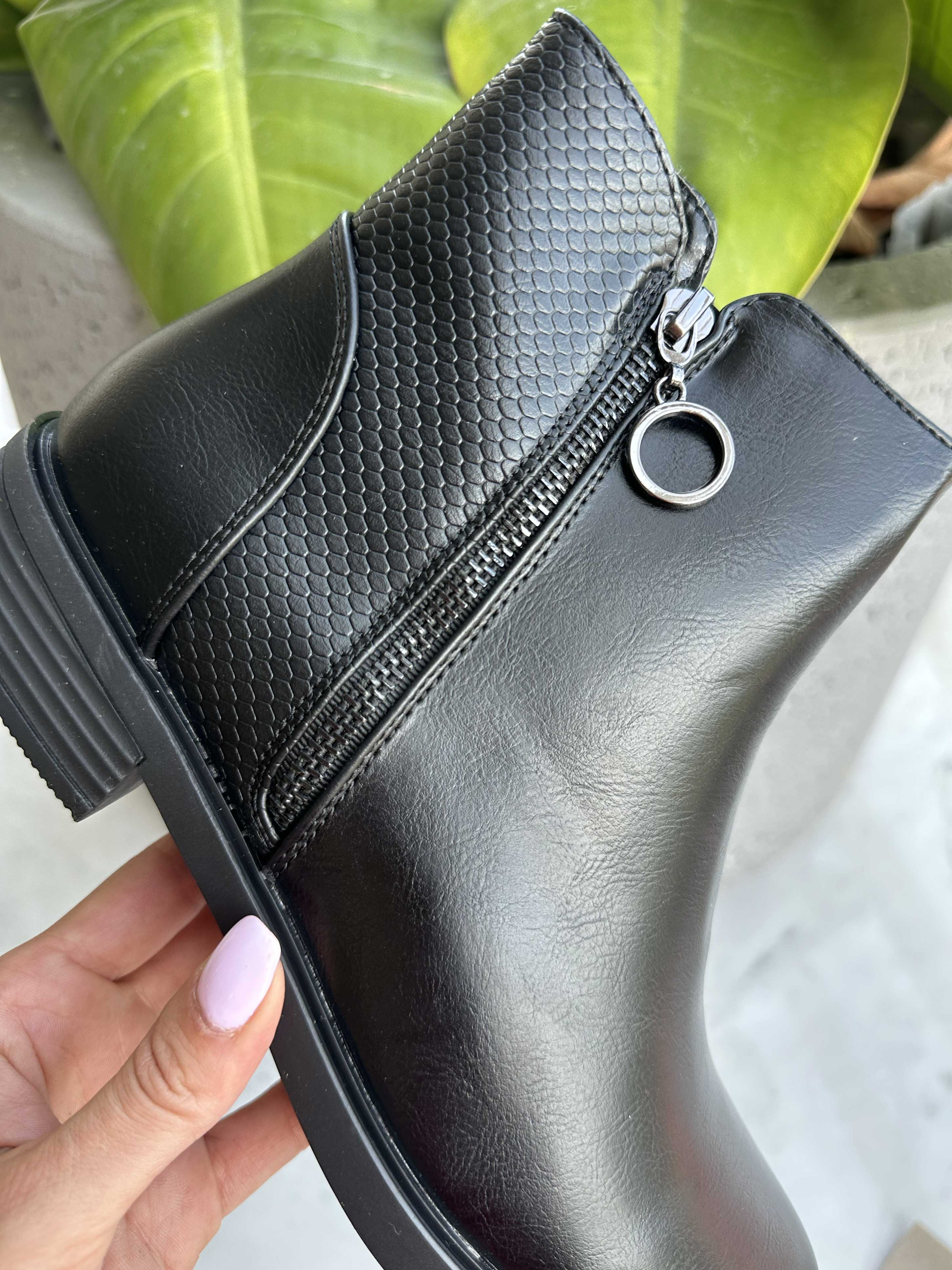 London - Ankelstøvler med lynlås