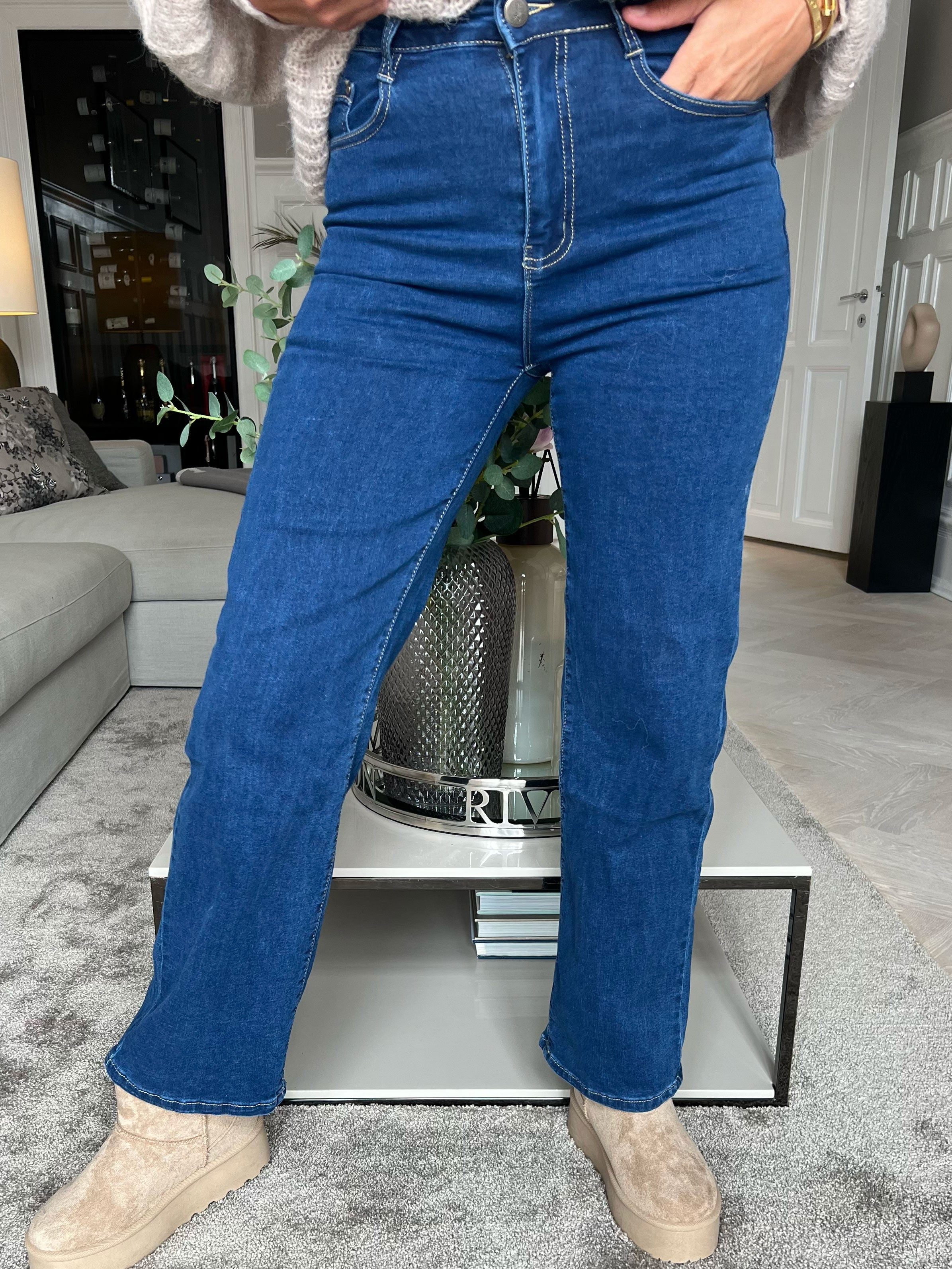 Sara - Denim jeans med stræk i stoffet