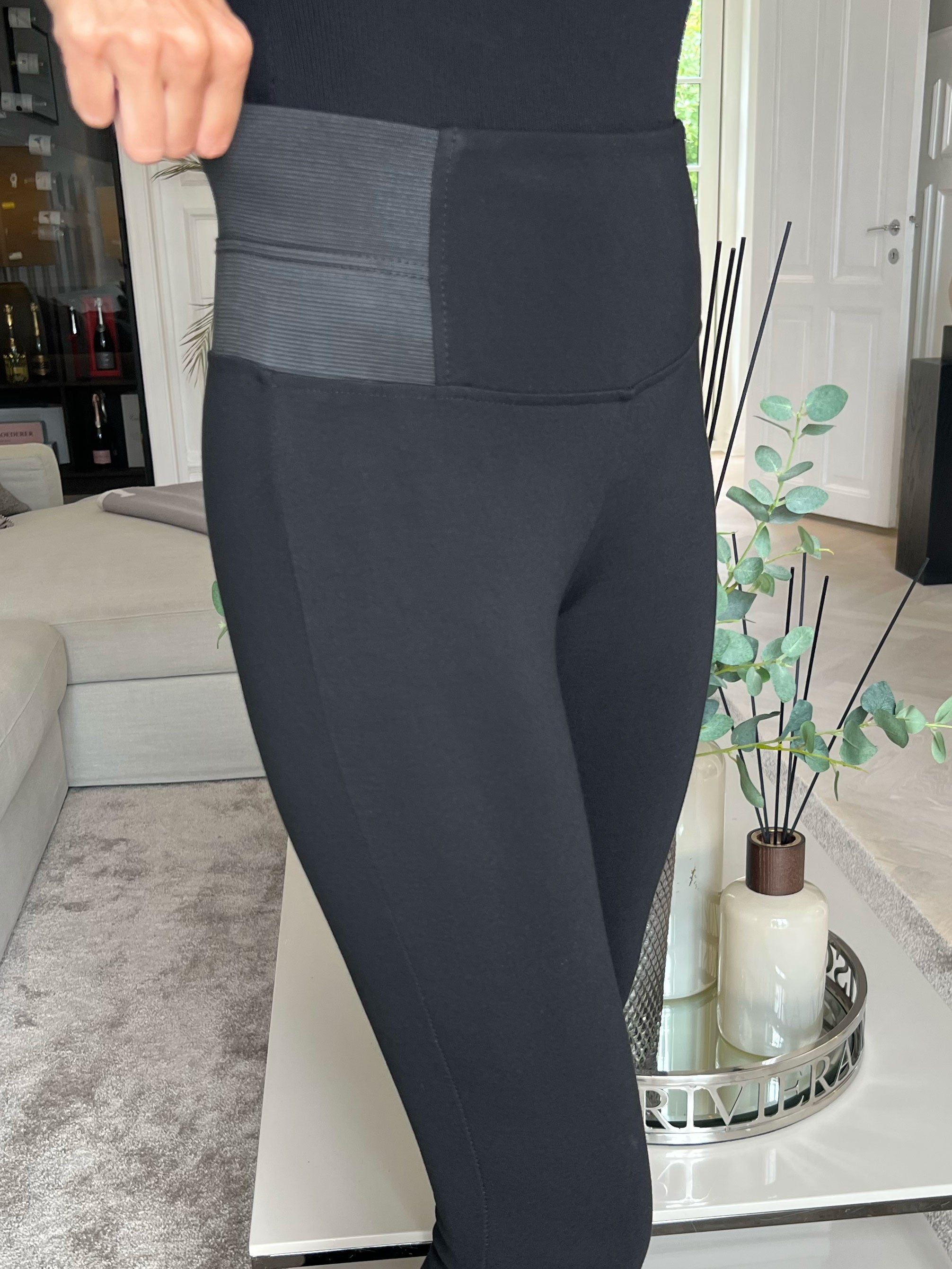 Shape up pants - Leggings med elastik i livet