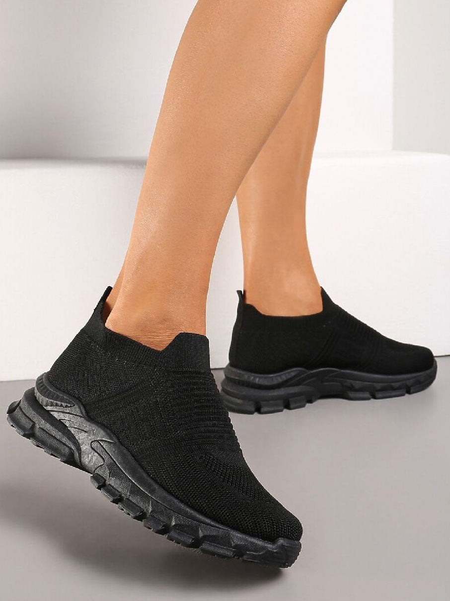 Zara - Sokkesneakers med bred sål